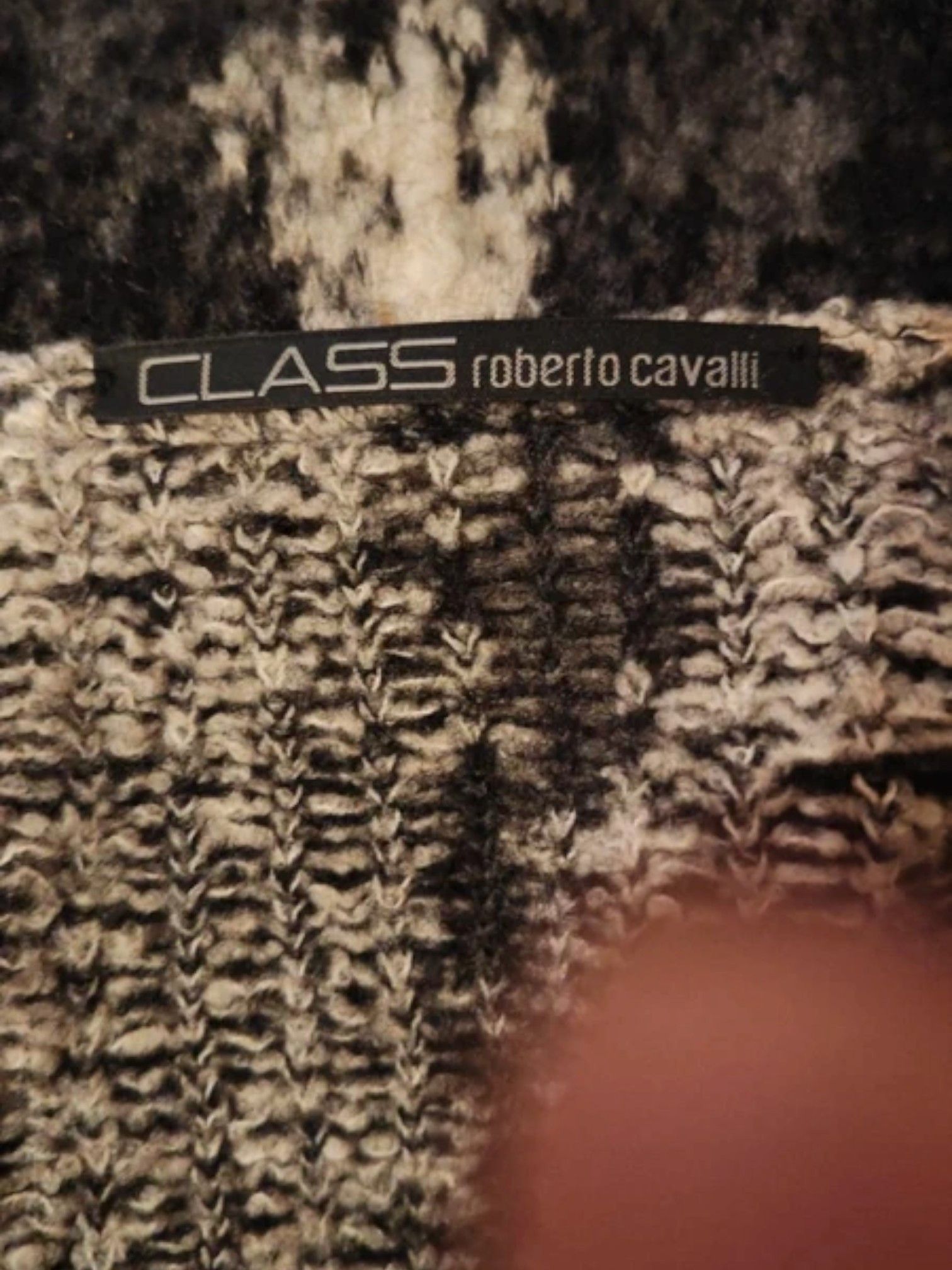 Roberto Cavalli Cavalli Class Mohair Wool Astrakhan Print Jacket Size L / US 10 / IT 46 - 2 Thumbnail