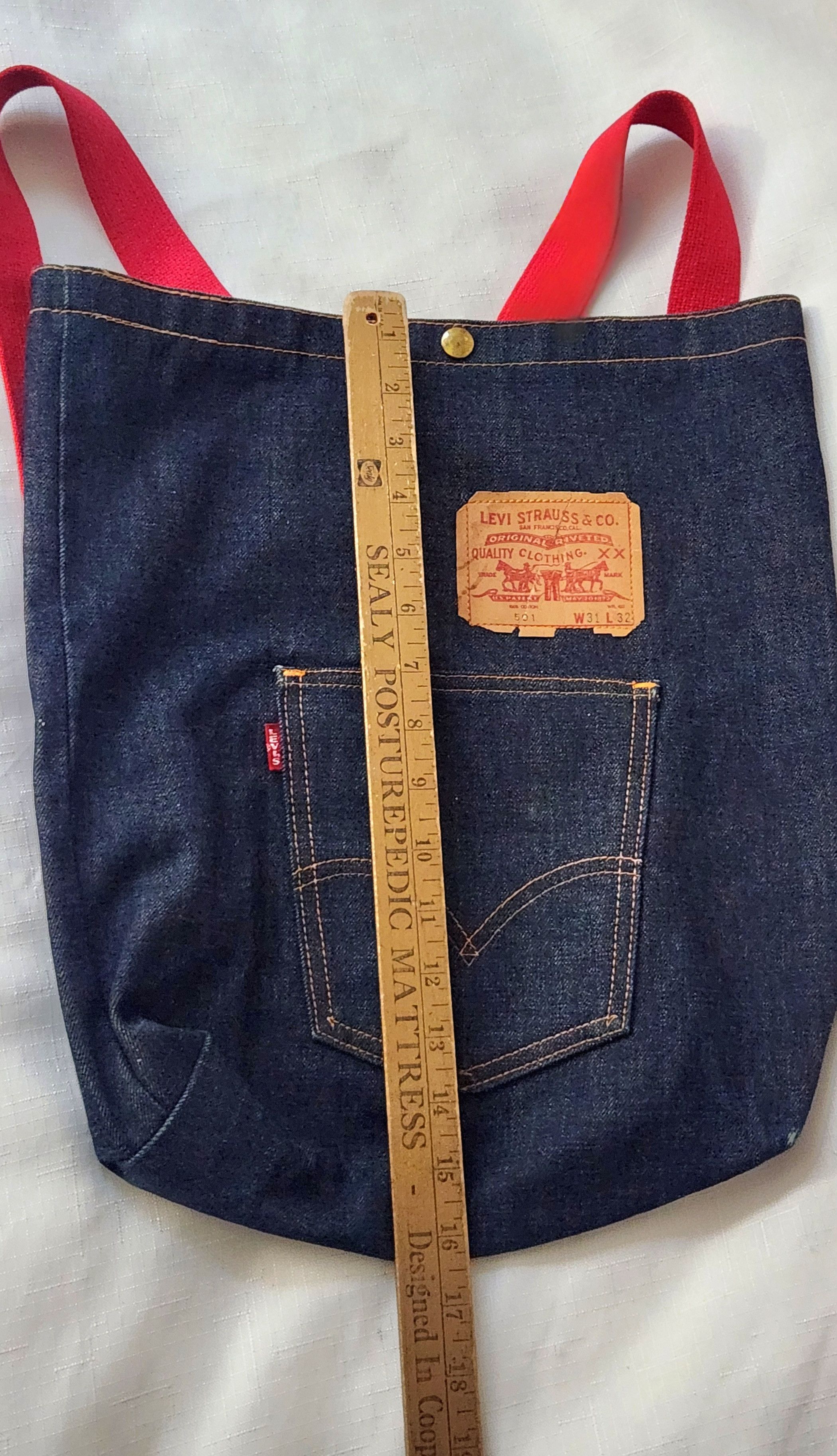 Levi's × Vintage Levi's 501 Now Designs San Francisco Vintage 70s backpack Size ONE SIZE - 5 Thumbnail