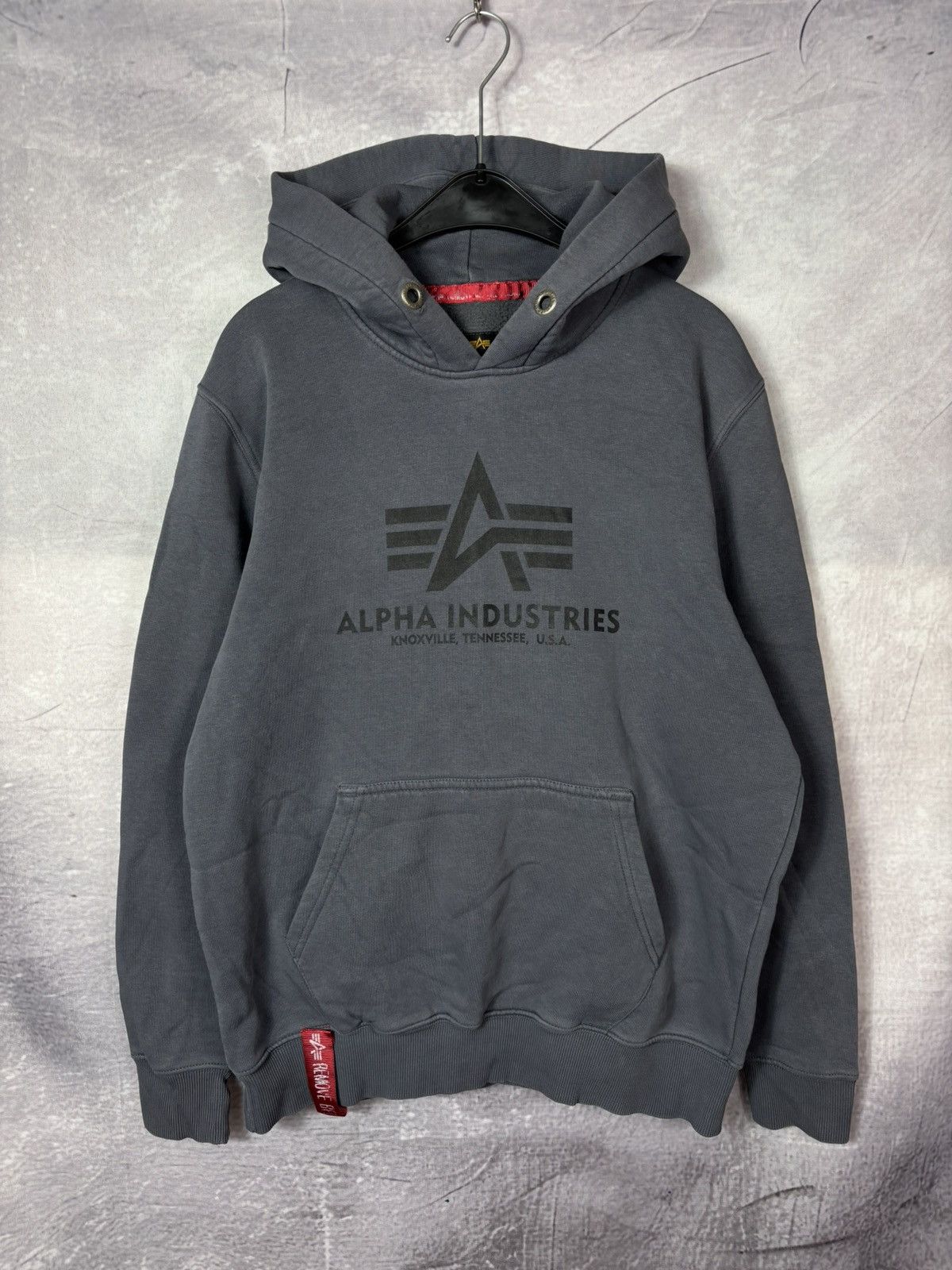 Alpha Industries Alpha Industries Gray Faded Heavy Hoodie Size US M / EU 48-50 / 2 - 3 Thumbnail