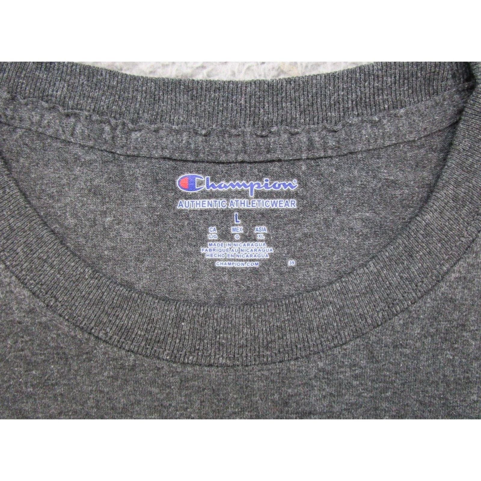 Champion Concordia University St Paul Spell Out T-Shirt Men's L School Multicolor Champion T-Shirt Men Shirt Size US L / EU 52-54 / 3 - 3 Thumbnail