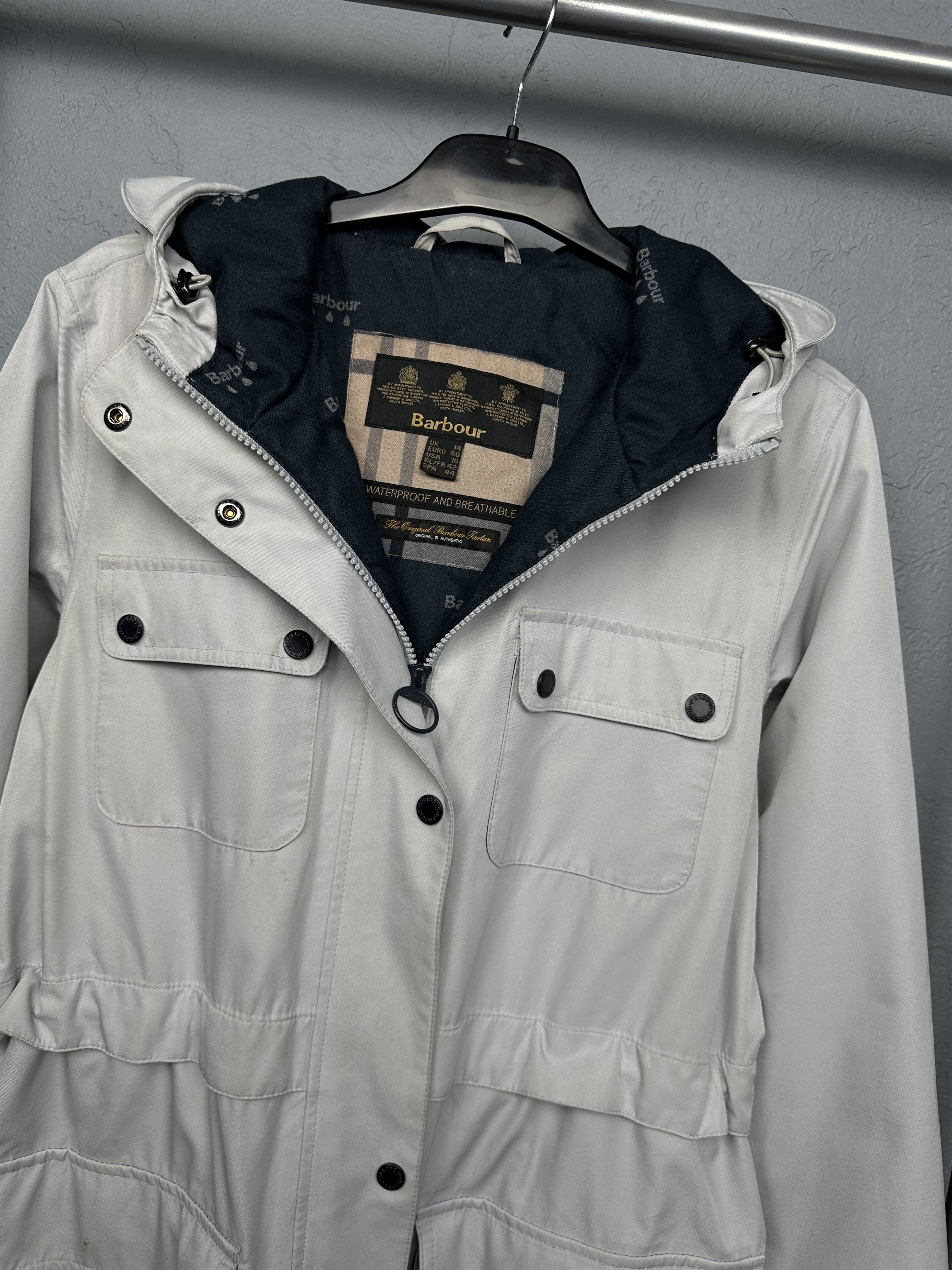 Barbour Barbour Isobar Womens Waterproof Jacket Size L / US 10 / IT 46 - 2 Thumbnail