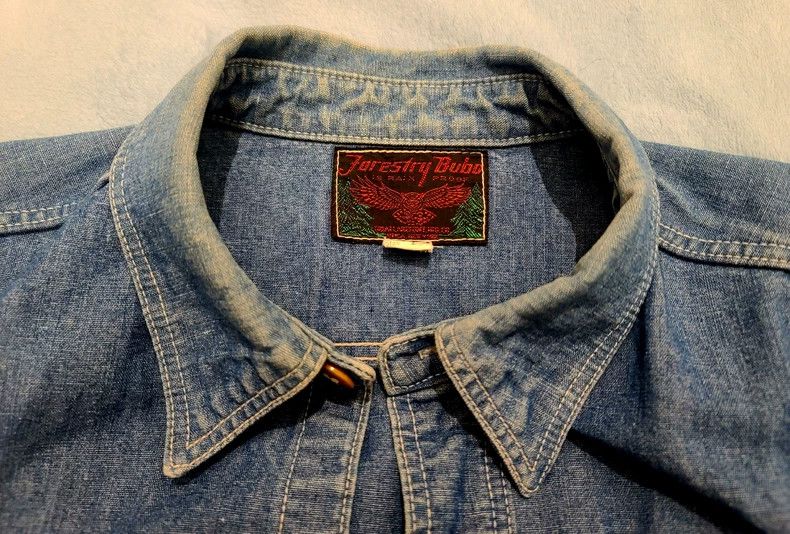 Freewheelers Freewheelers size 17 Blue Youth Cloth Fruit Button Shirt Size US M / EU 48-50 / 2 - 3 Thumbnail
