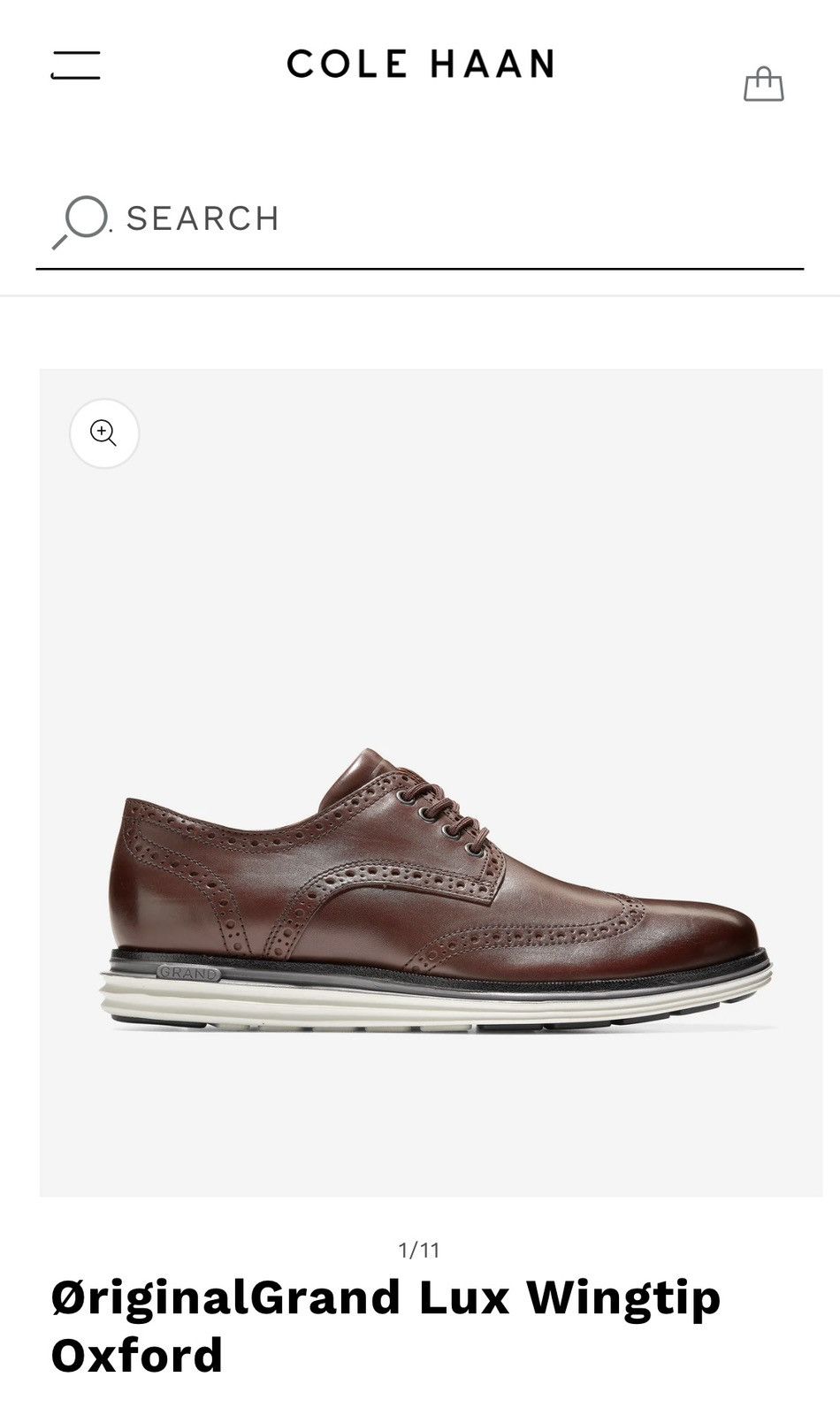 Cole Haan Cole Haan ØriginalGrand Wingtip - Cordovan -C31546 - US 9.5M Size US 9.5 / EU 42-43 - 10 Thumbnail