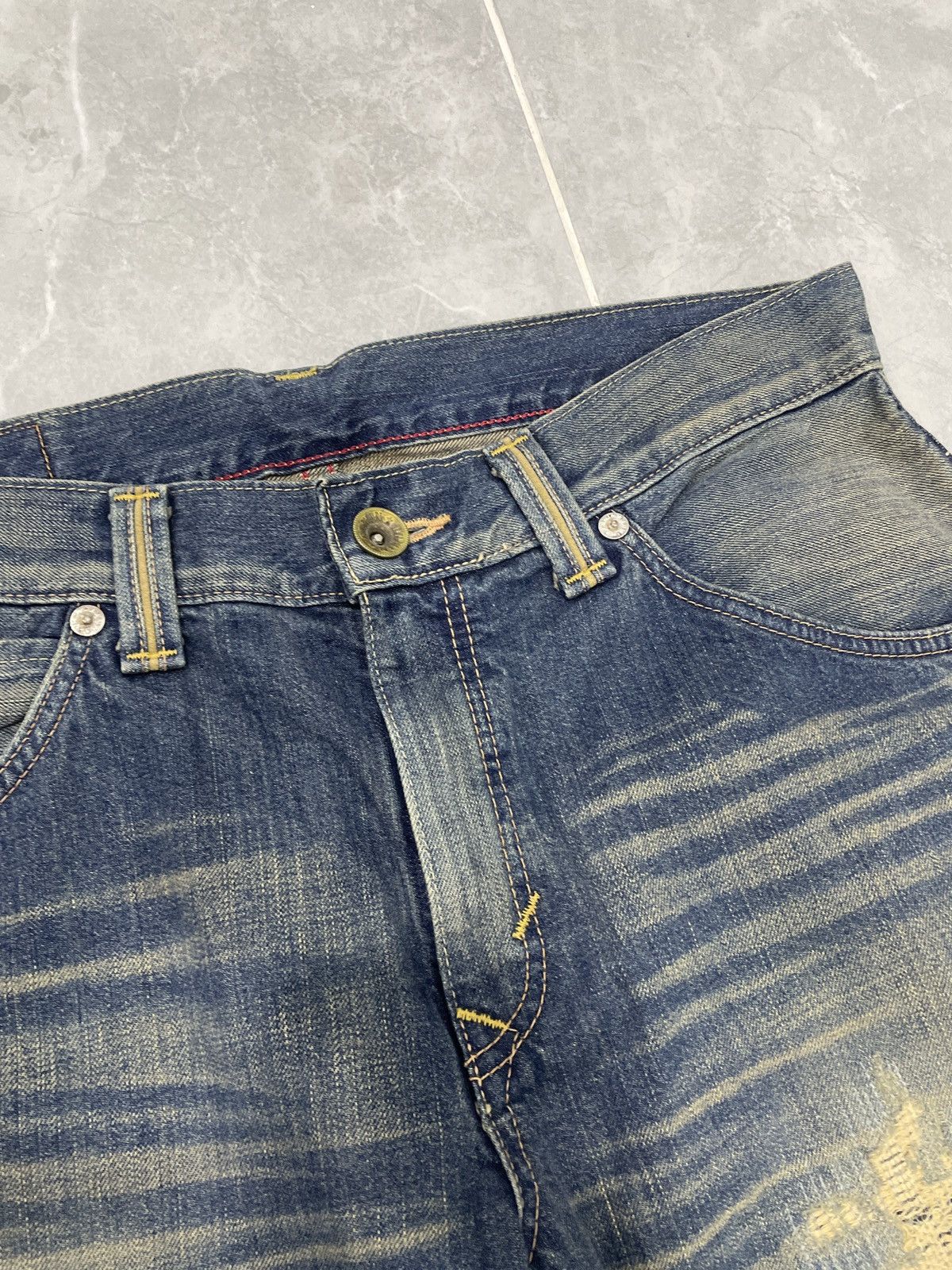 Edwin VINTAGE EDWIN 483XVS VINTAGE SYLE DENIM PANT BORO WIDELEG Size US 34 / EU 50 - 5 Thumbnail