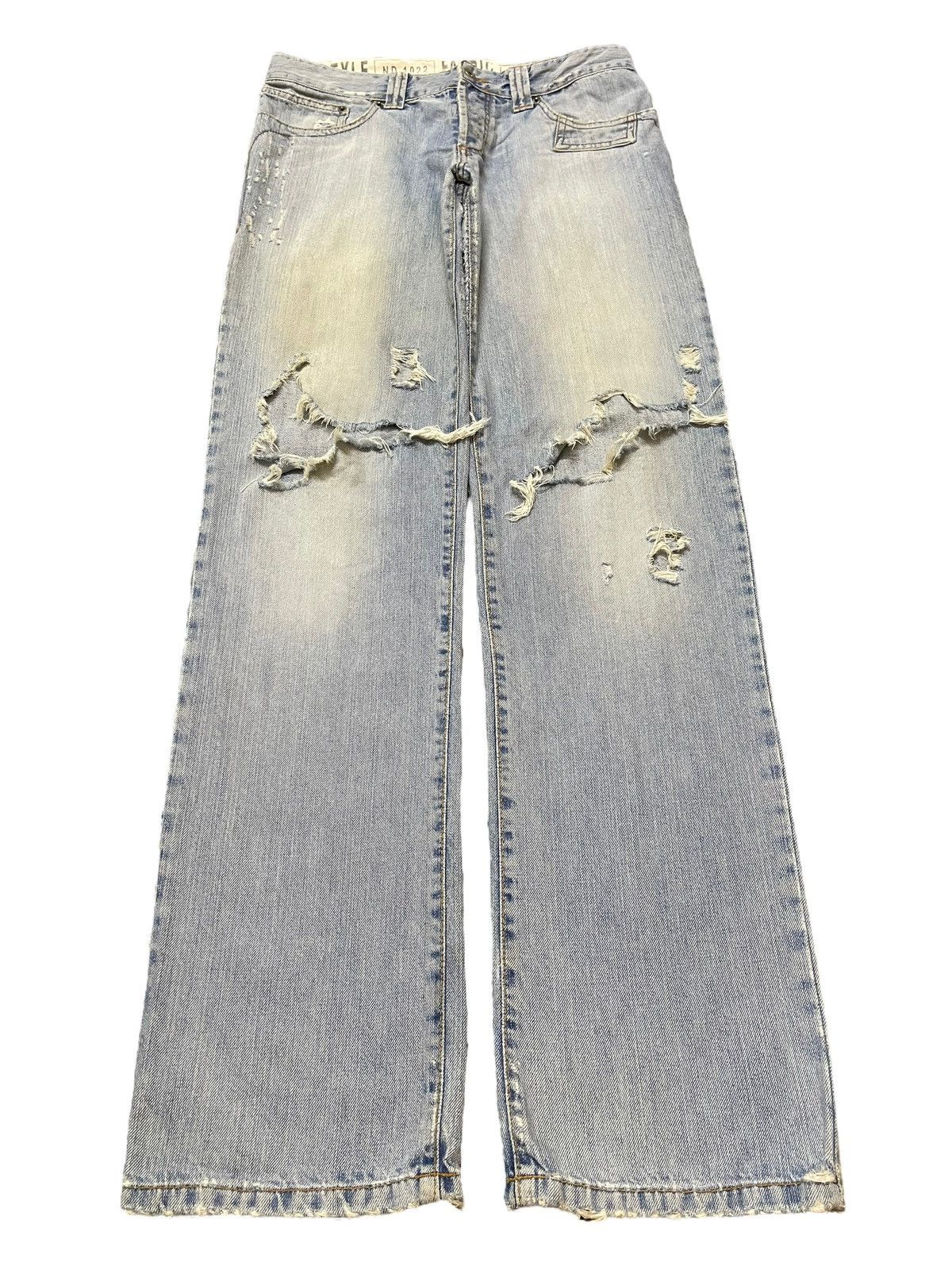 Dolce & Gabbana Vintage Dolce Gabbana Mud Faded Wash Distressed Loose Jeans Size US 31 - 1 Thumbnail