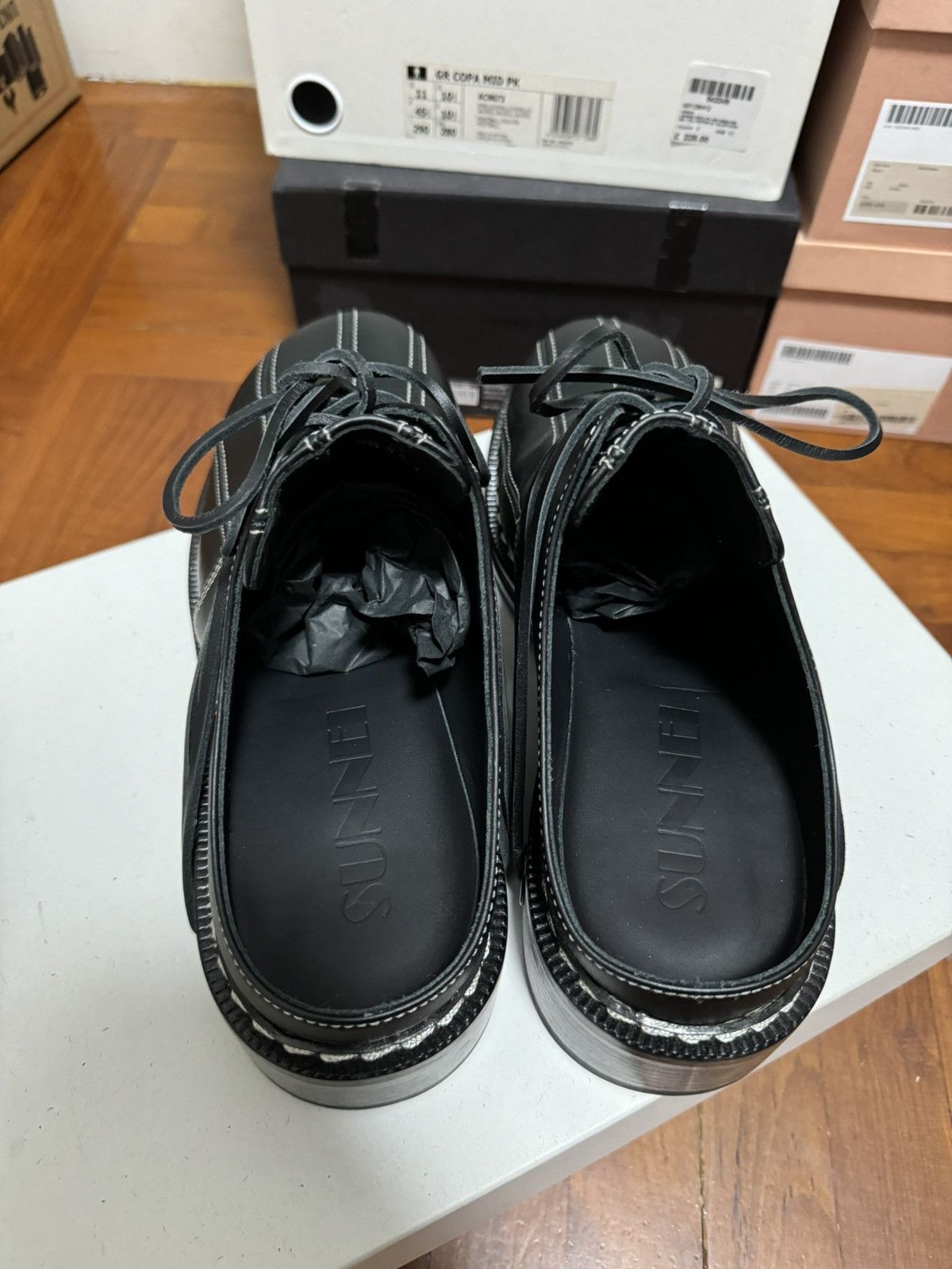 Sunnei Buco Sabot Leather Sandals Size US 10 / EU 43 - 4 Thumbnail