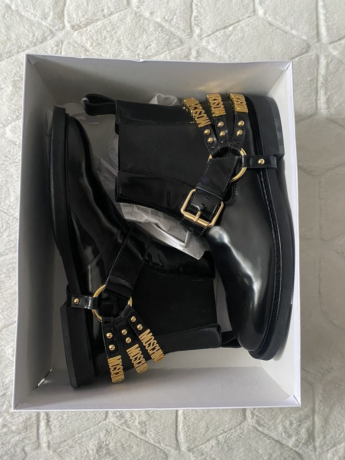 Moschino Moschino Men’s Chelsea Boots Size US 11 / EU 44 - 3 Thumbnail