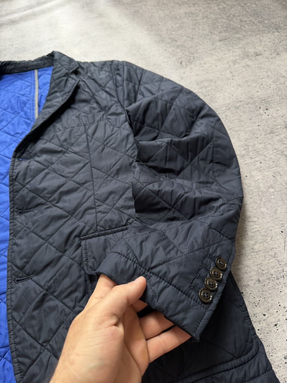 Hackett Hackett Quilted Thermal Puffer Classic Blazer Jacket Size US L / EU 52-54 / 3 - 8 Thumbnail