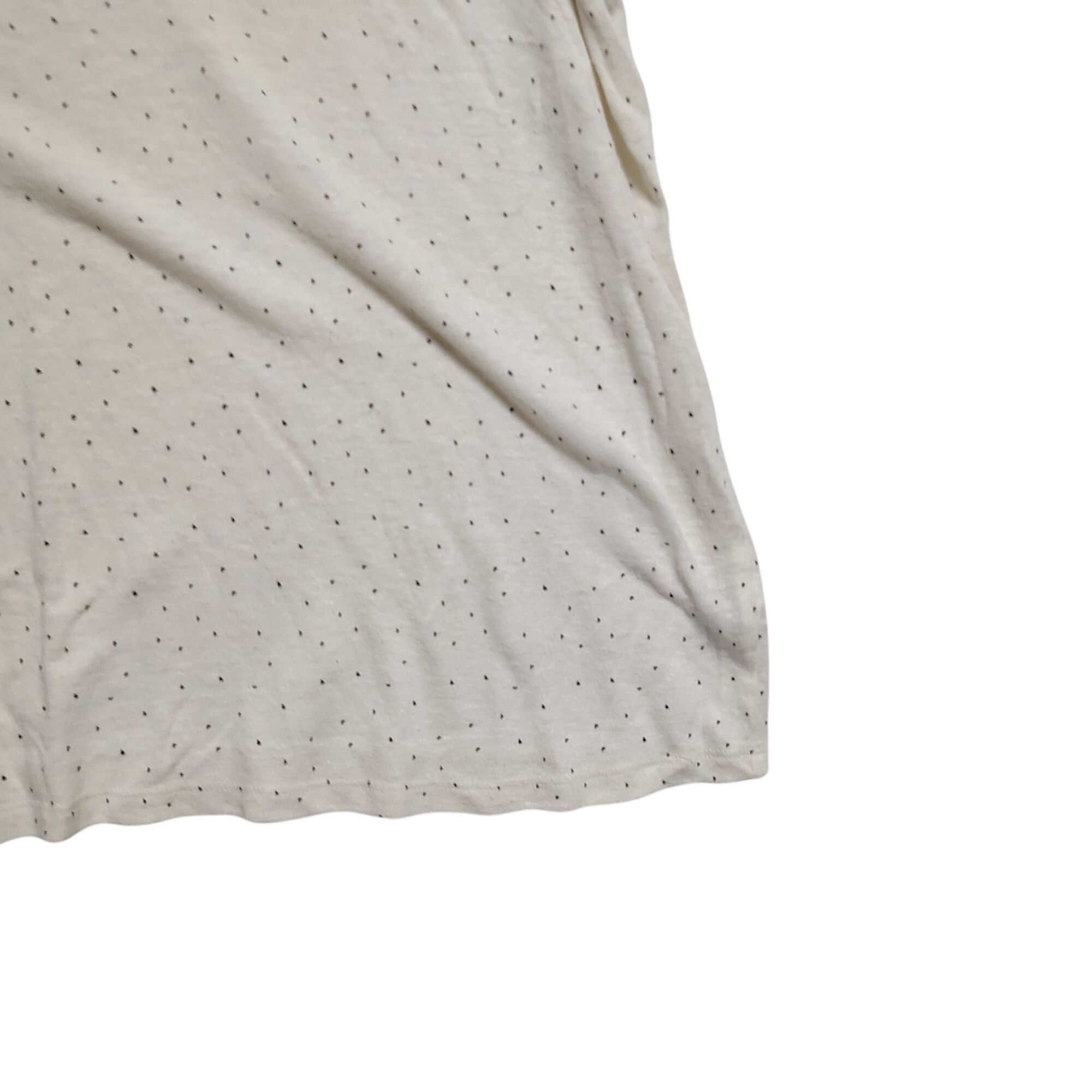Other Ava & Viv Womens XL White Polka Dot Tee With Double Cap Slee Size XL / US 12-14 / IT 48-50 - 8 Thumbnail