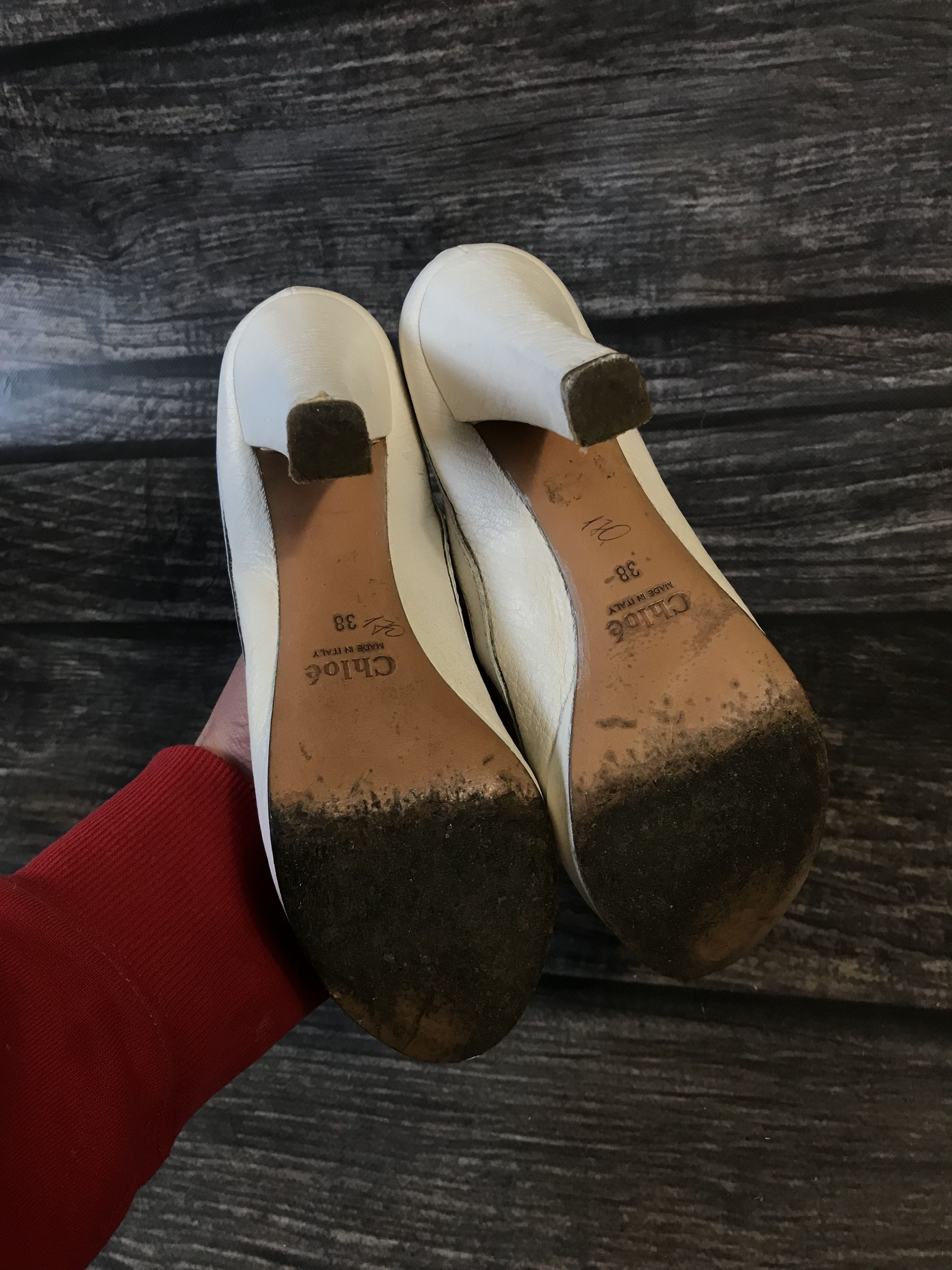 Chloe Chloe Lock Leather Vintage Heels Size US 6 / IT 36 - 4 Thumbnail