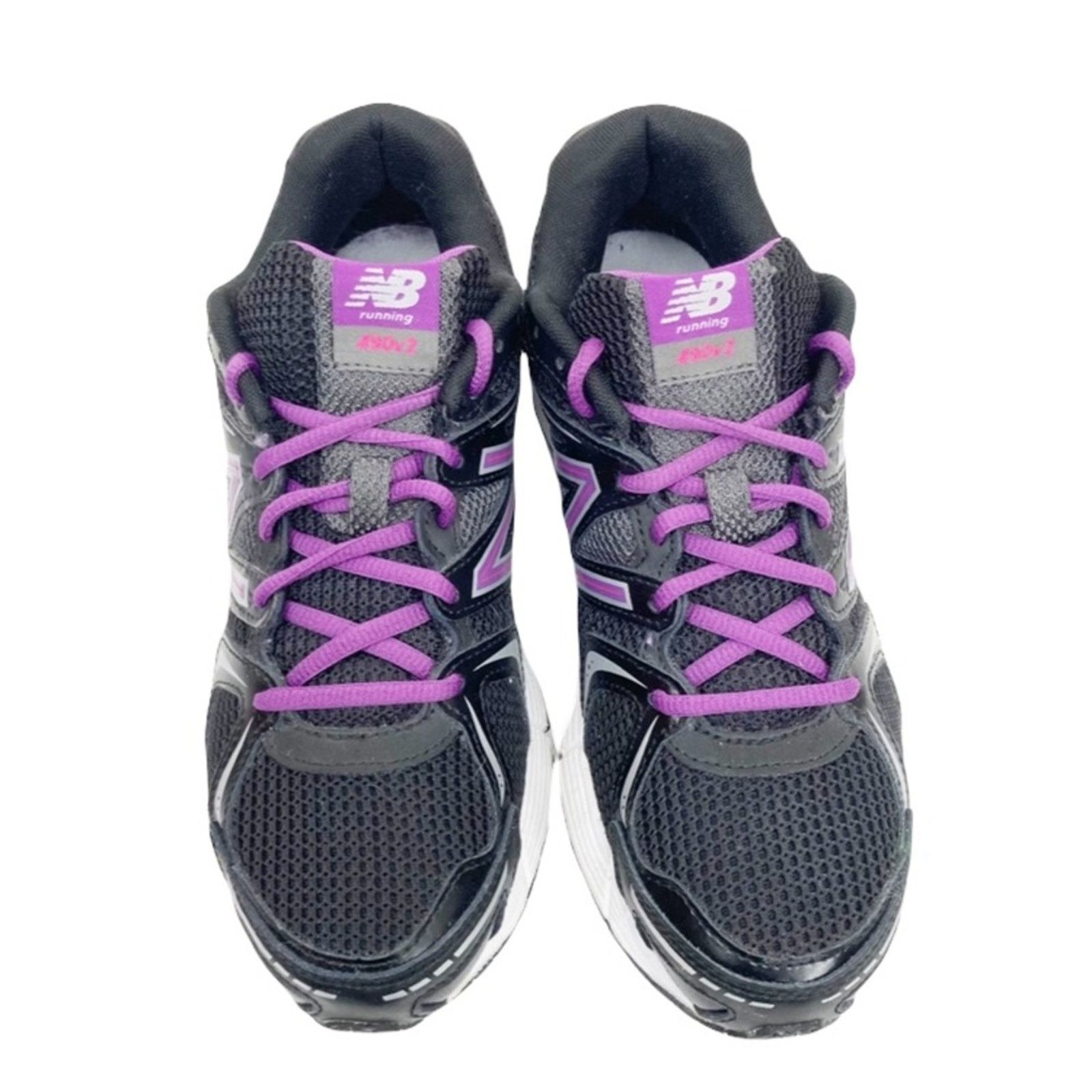New Balance New Balance Running Course Black Purple Sneakers Sz 9.5 Size US 9.5 / IT 39.5 - 2 Thumbnail