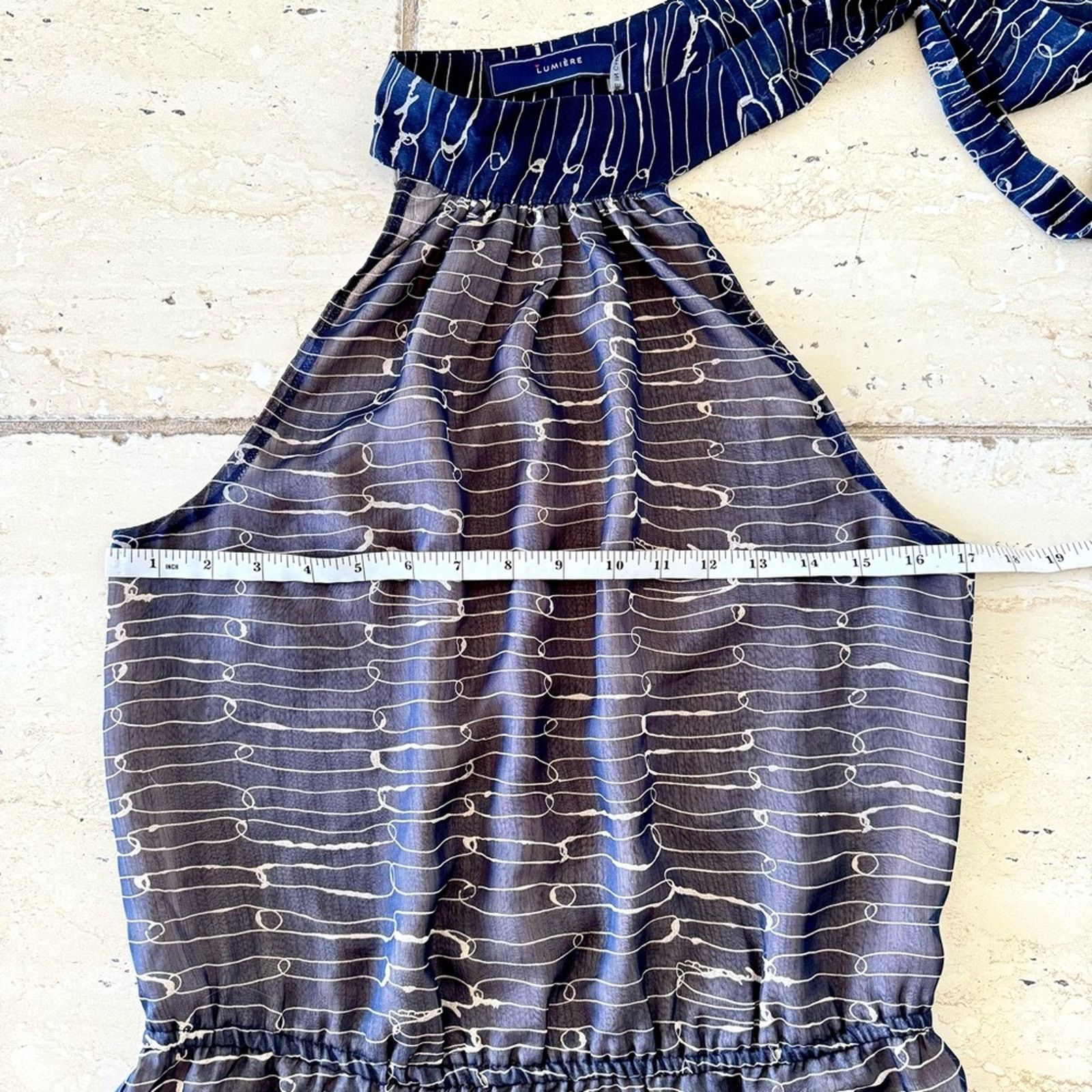Lumieres LUMIERE Blue Dress, Size S-M Size S / US 4 / IT 40 - 11 Thumbnail