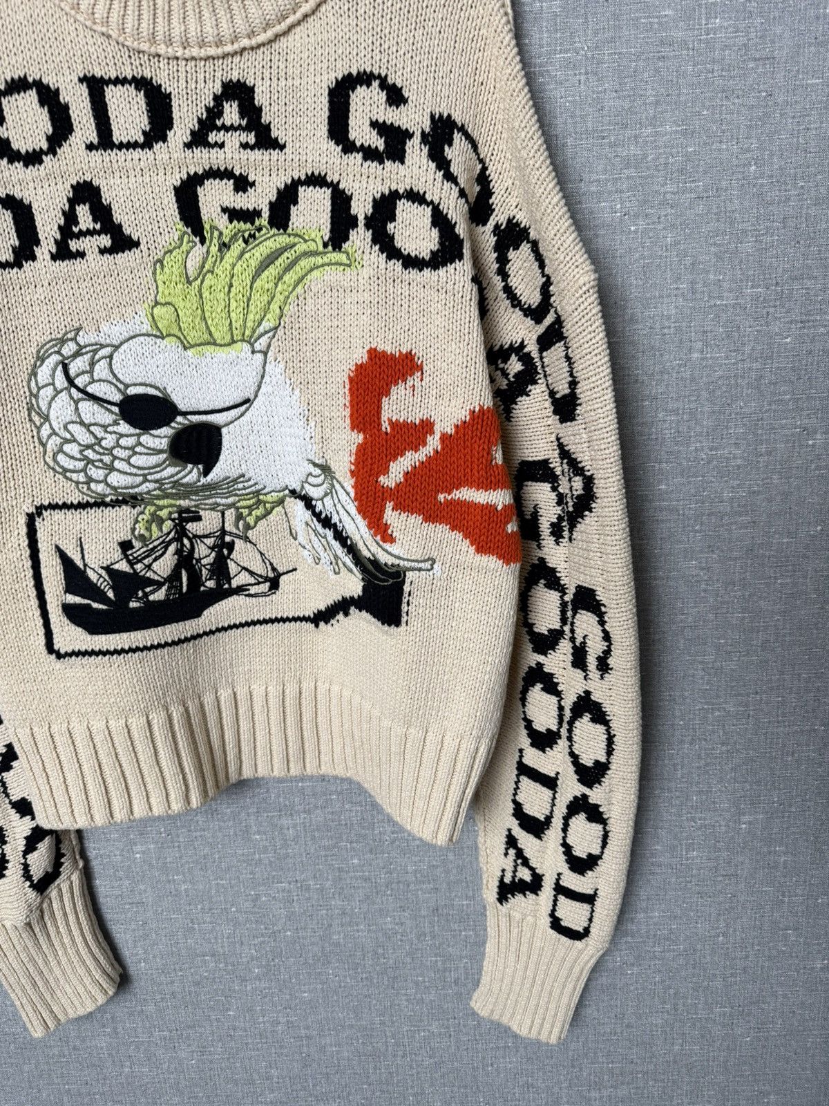 H&M H&M Studio Collection S/S 21 Jacquard Knit Oversized Sweater Size US S / EU 44-46 / 1 - 5 Thumbnail