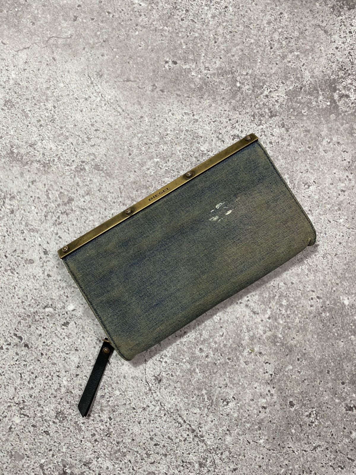 Diesel × Vintage DIESEL Avant Garde denim wallet Size ONE SIZE - 1 Thumbnail
