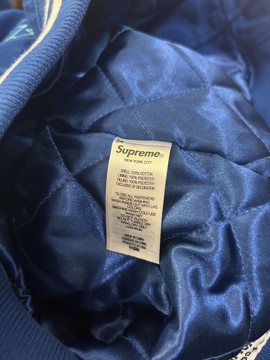 Supreme Supreme x Mitchell & Ness Doughboy Twill Varsity Jacket Size US M / EU 48-50 / 2 - 10 Thumbnail