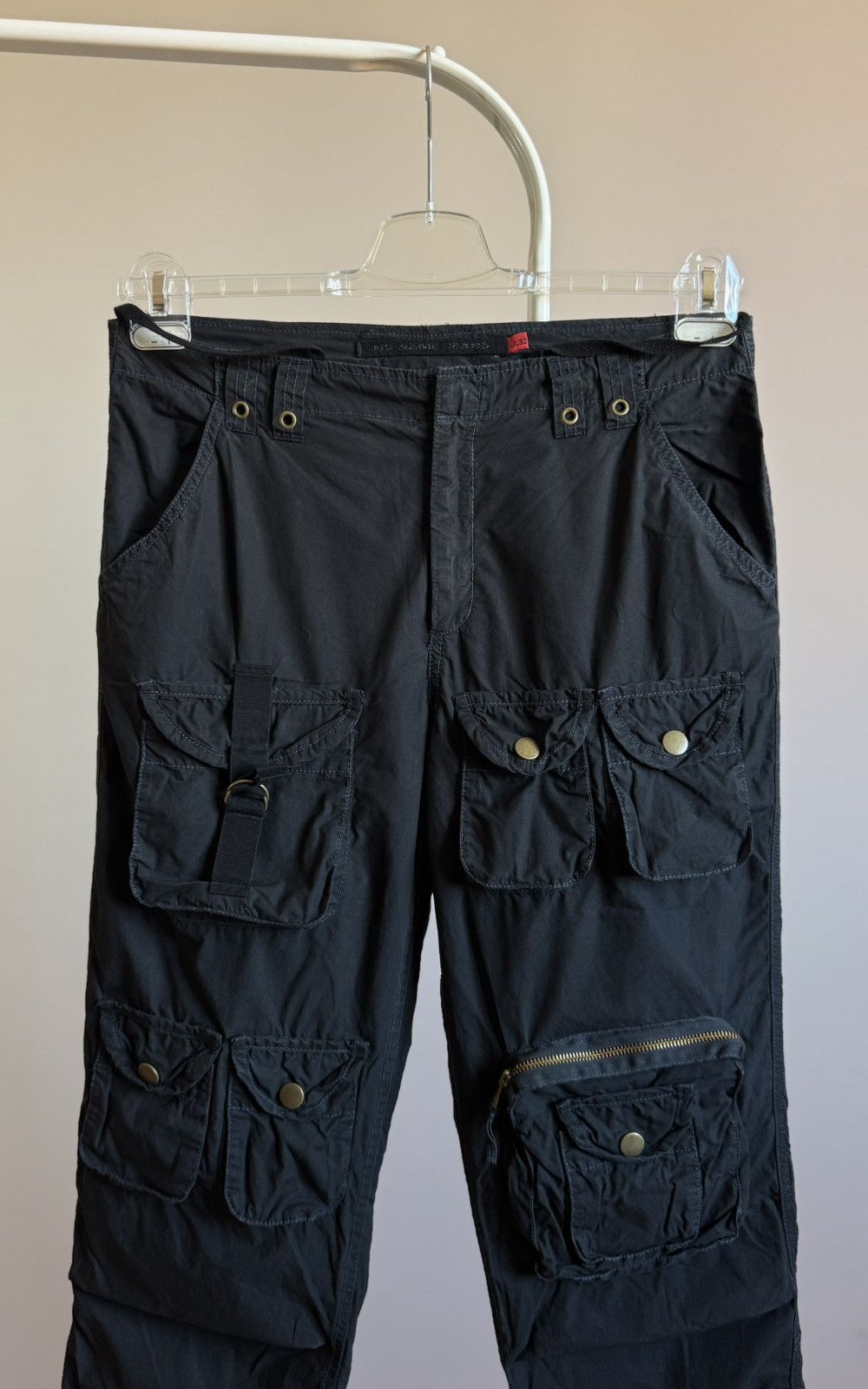 Vintage No Name Jeans Multi Pocket Cargo Pants Size US 31 - 3 Thumbnail