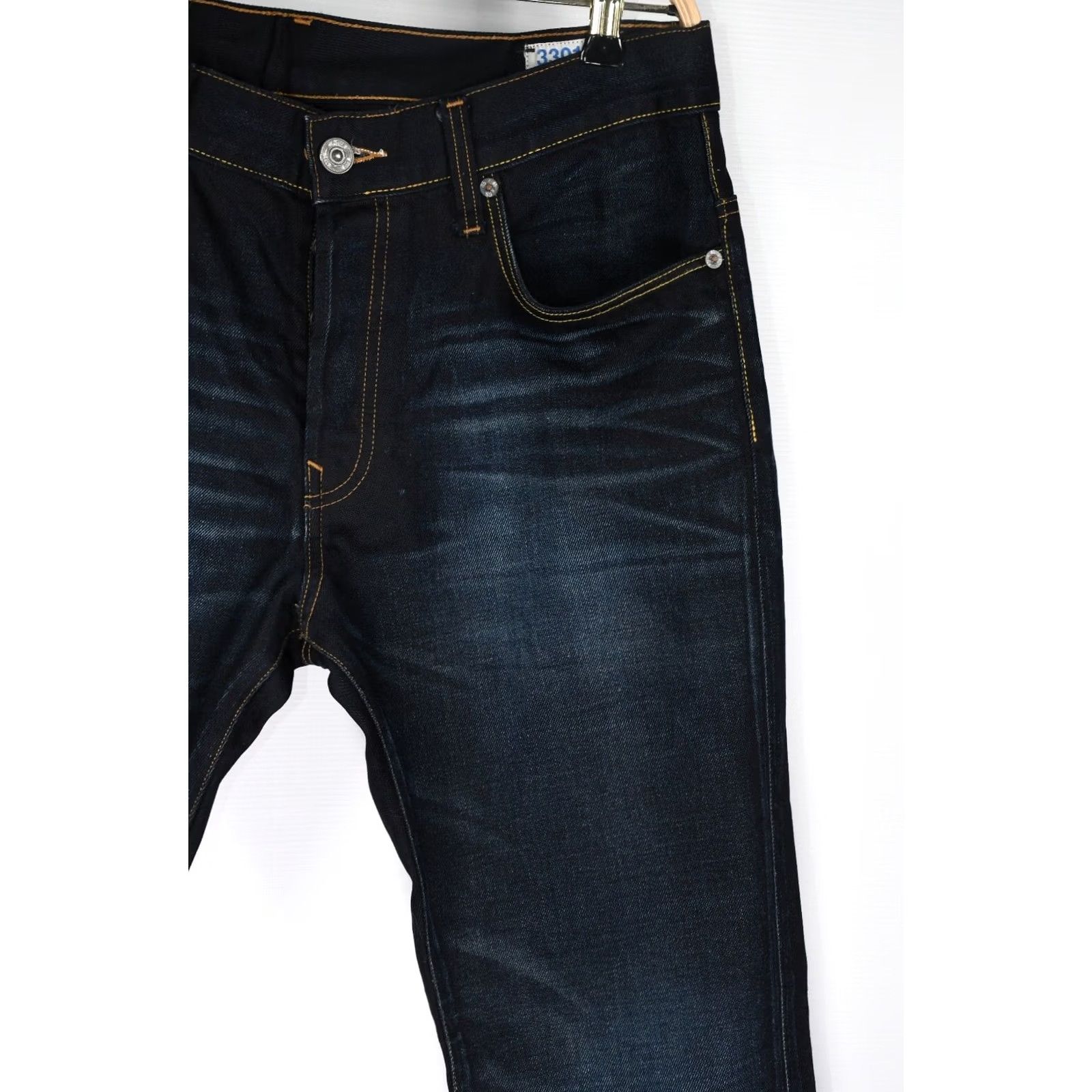 G-Star G-Star 3301 Straight Jeans Main Selling Point Shirt Mens W34 L30 Blue 5-Pocket Denim Regular Fit Vintage No N/A Size US 34 / EU 50 - 7 Thumbnail