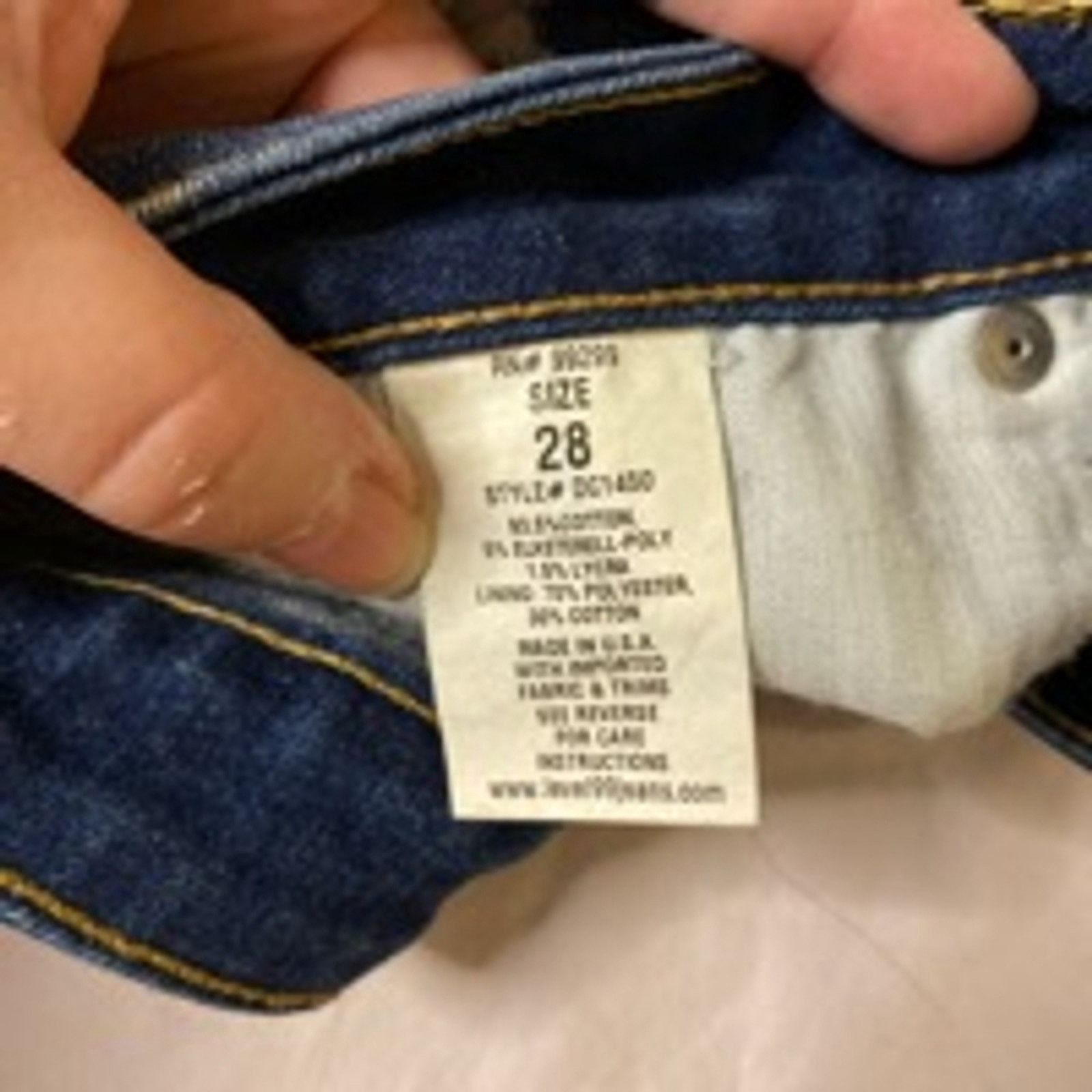 Other Y2K Distressed Cuffed Denim Shorts Blue LEVEL 99 Size 28 Size 28" / US 6 / IT 42 - 4 Thumbnail