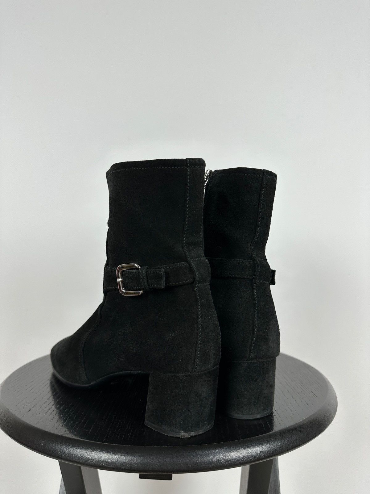Prada Prada Suede Zip Ankle Boots Size US 7 / IT 37 - 4 Thumbnail