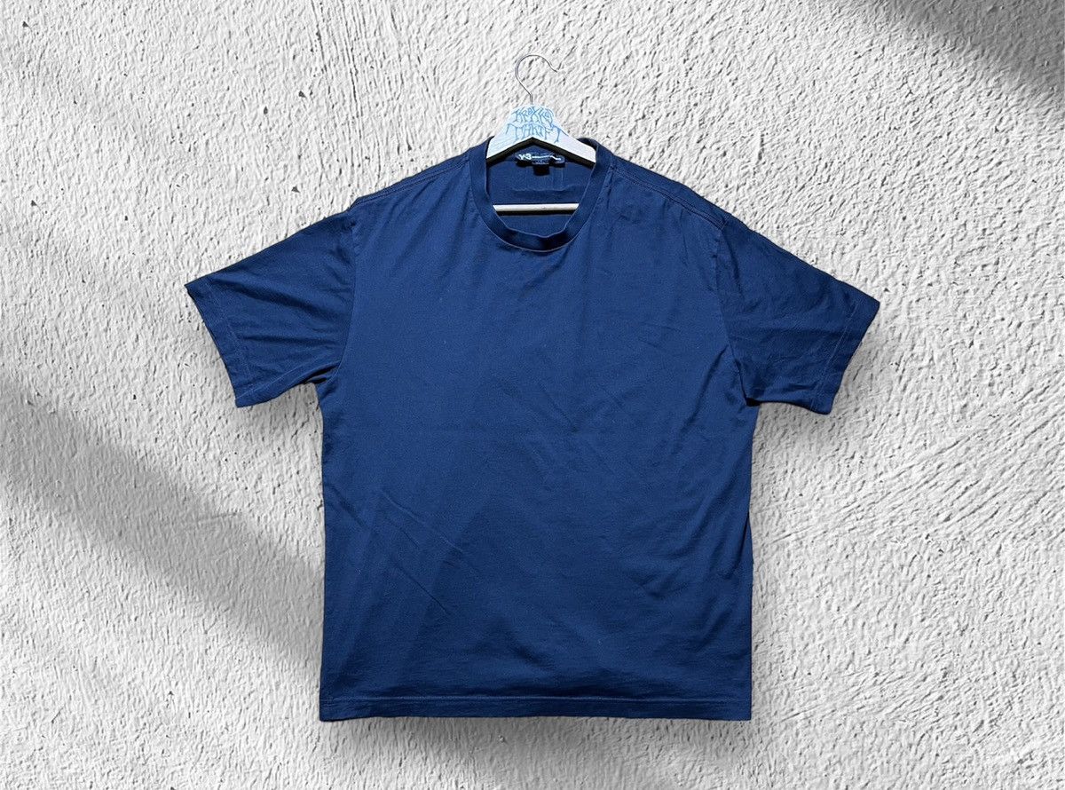 Adidas × Y-3 × Yohji Yamamoto Yohji Yamamoto Y-3 Adidas Big Logo Tee Size US L / EU 52-54 / 3 - 2 Thumbnail