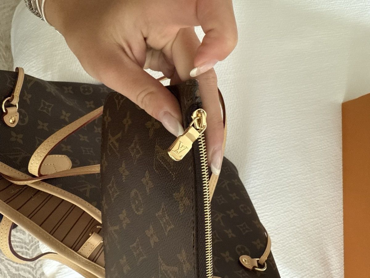 Louis Vuitton LV NeverFull MM ROSE BEIGE Size ONE SIZE - 9 Thumbnail