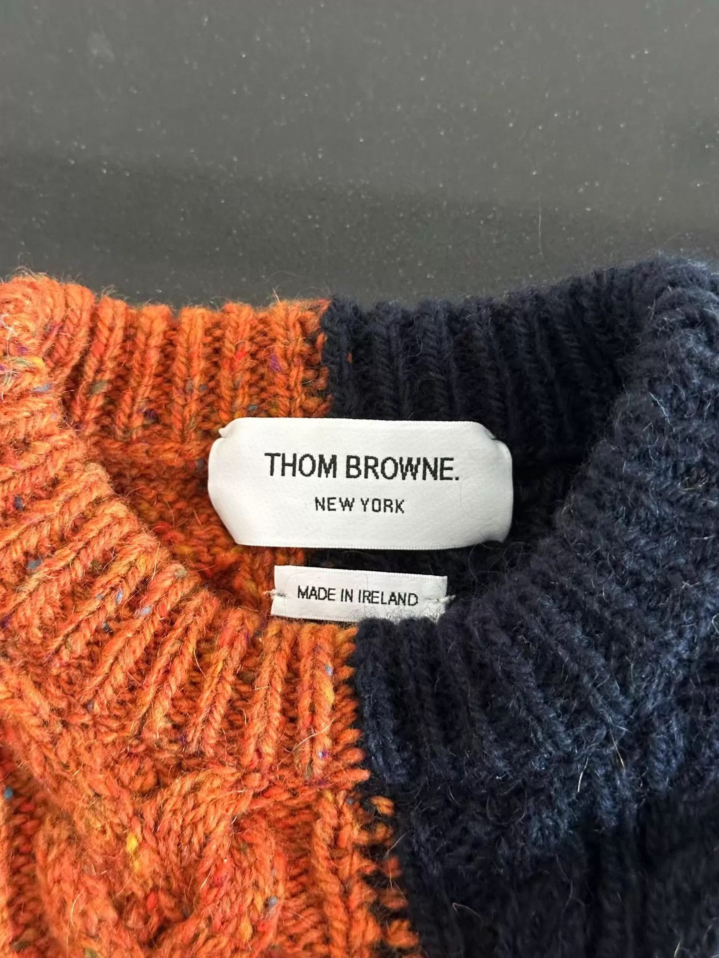 Thom Browne Thom Browne colorblock knit sweater 1 99 Size S / US 4 / IT 40 - 3 Thumbnail