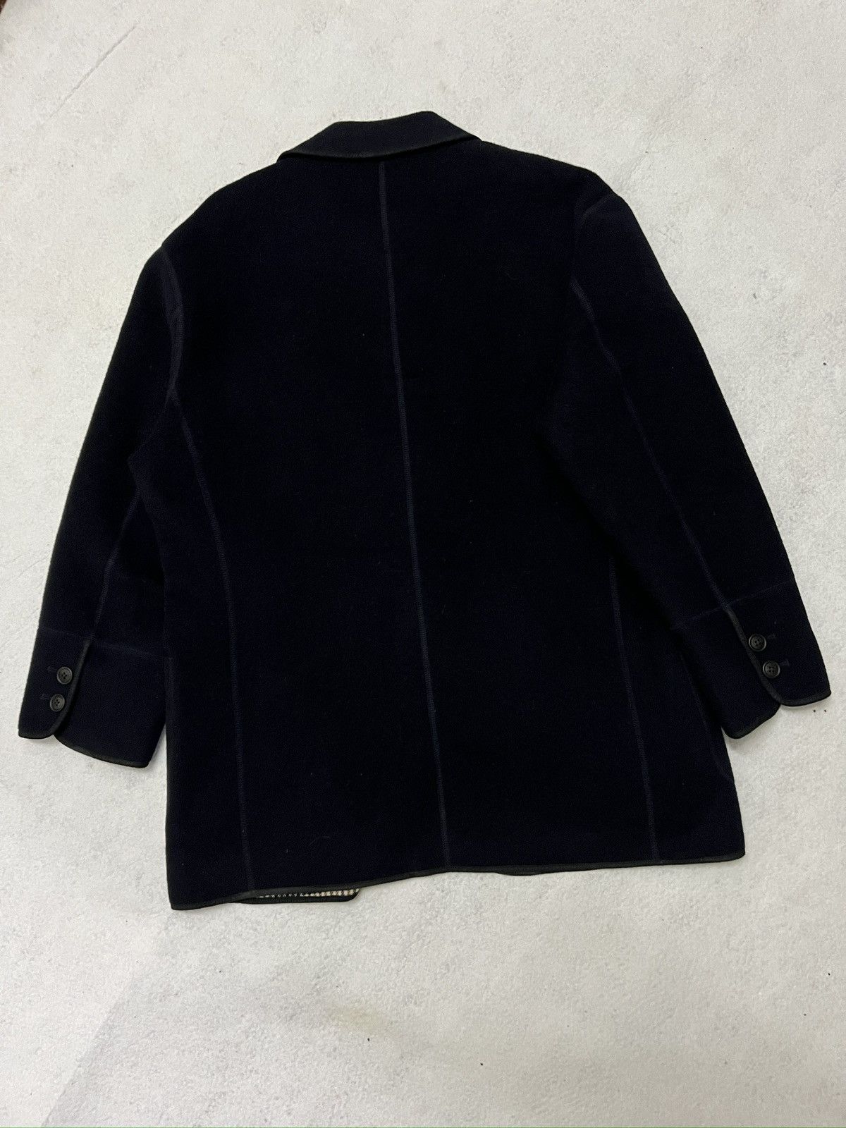 Aquascutum 537. Aquascutum Single Breasted Wool Jacket Navy Size US L / EU 52-54 / 3 - 5 Thumbnail