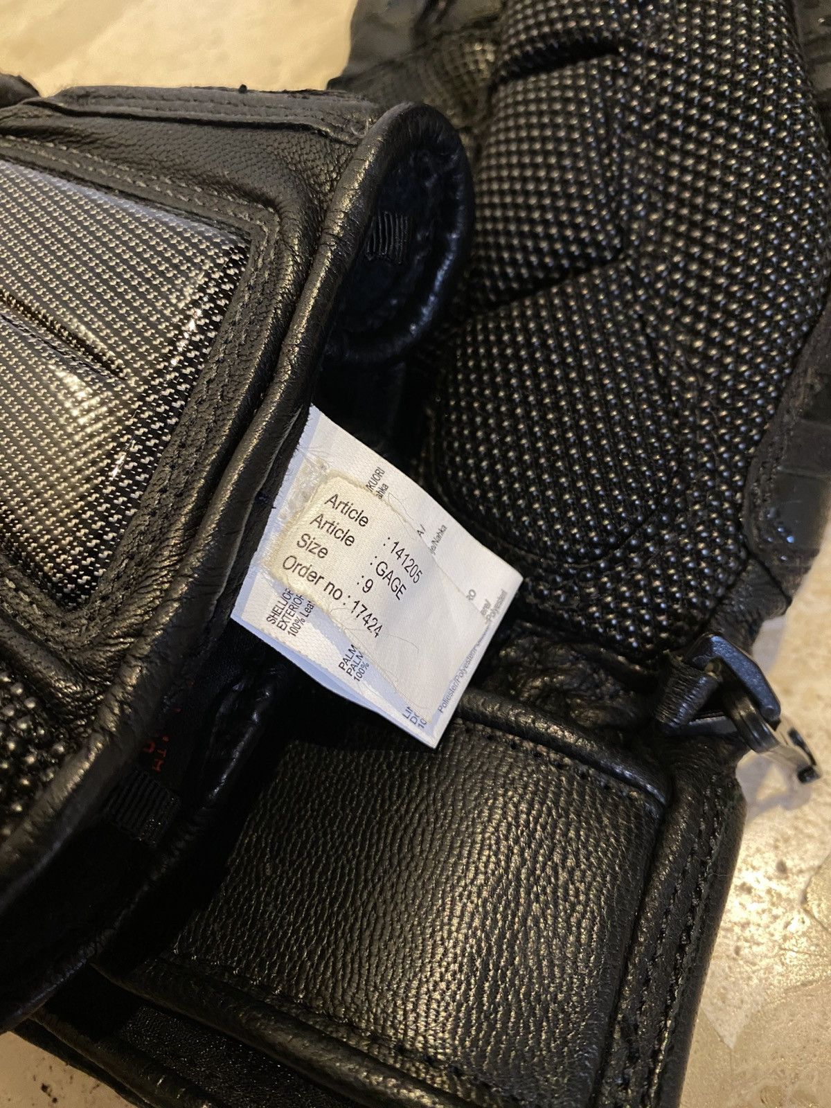 Other ZIENER CARBON MOTO/SKI GLOVES Size ONE SIZE - 3 Thumbnail