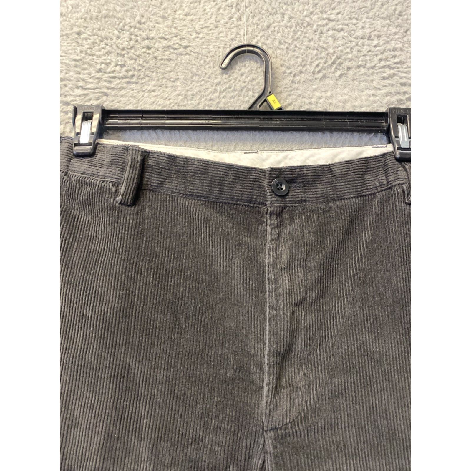 Vintage VINTAGE LL Bean Corduroy Pants Mens 40x30 Gray Classic Straight Leg Adult Regular 40 Dark Gray Vintage Outdoor/Travel Mens Size US 40 / EU 56 - 2 Thumbnail