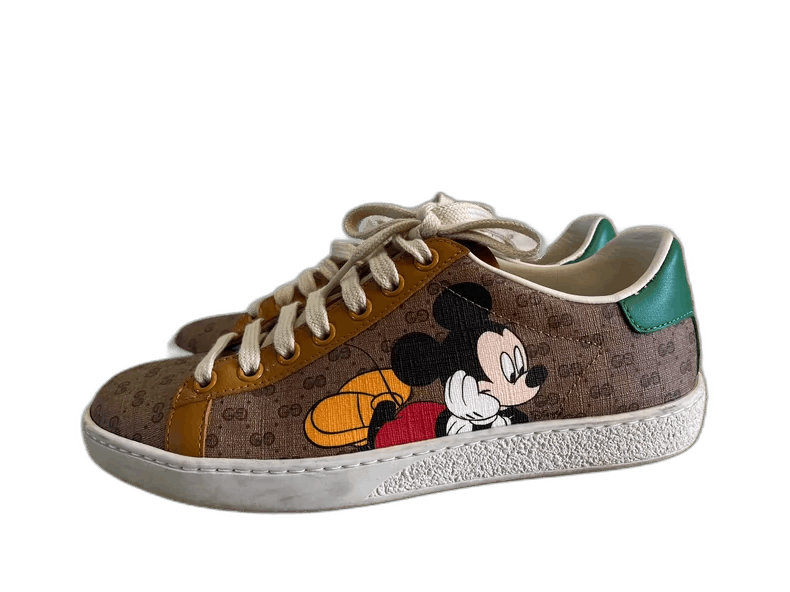 Gucci Gucci Mickey Logo Casual Sneakers-2505 Size US 4.5 / IT 34.5 - 1 Thumbnail