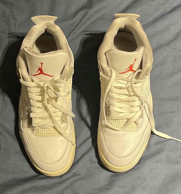 Nike Used Jordan 4 White Oreo 2021 Size US 11.5 / EU 44-45 - 3 Thumbnail