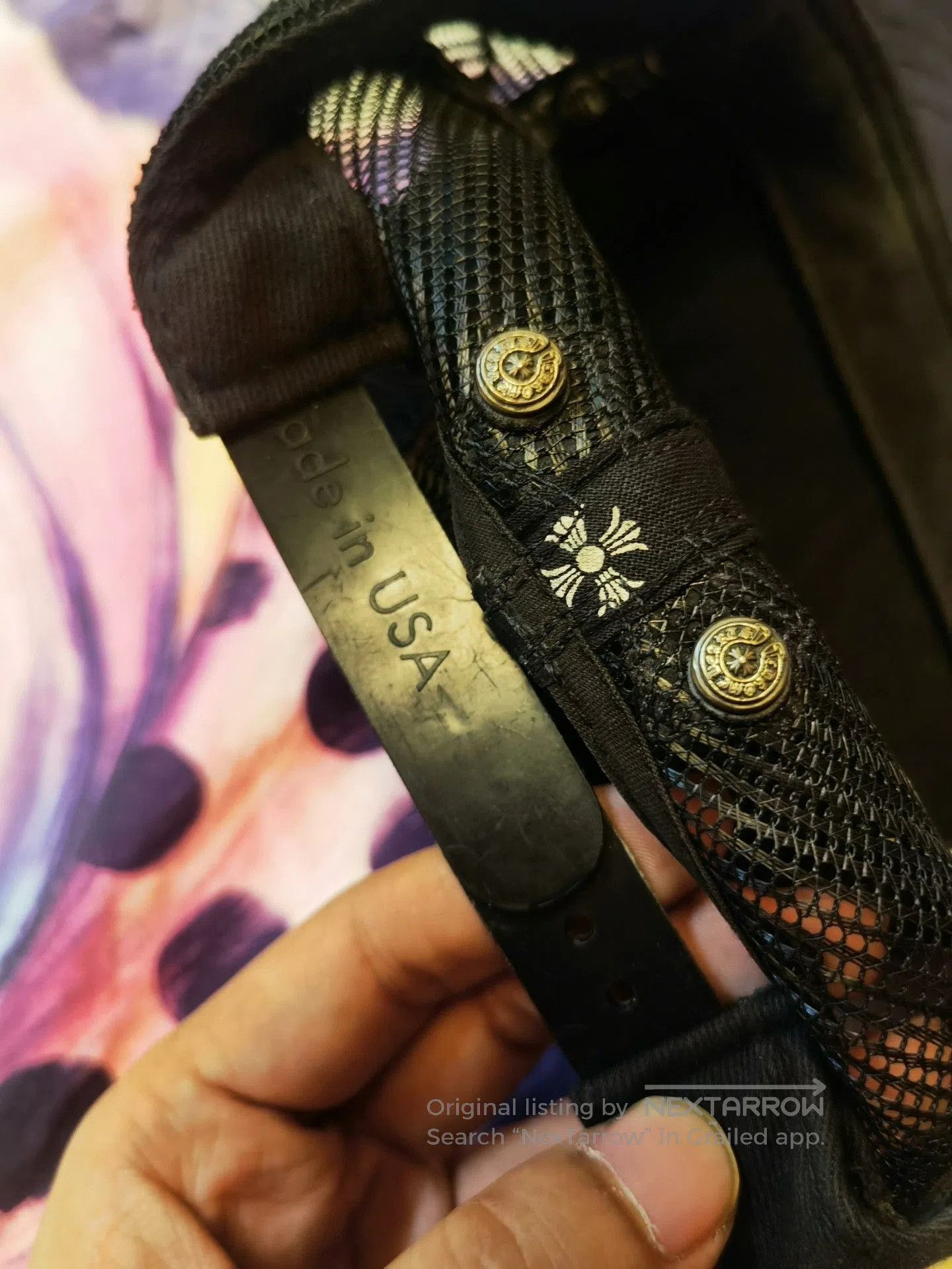 Chrome Hearts Chrome Hearts Patchwork Leather Trucker Hat. Size ONE SIZE - 4 Thumbnail