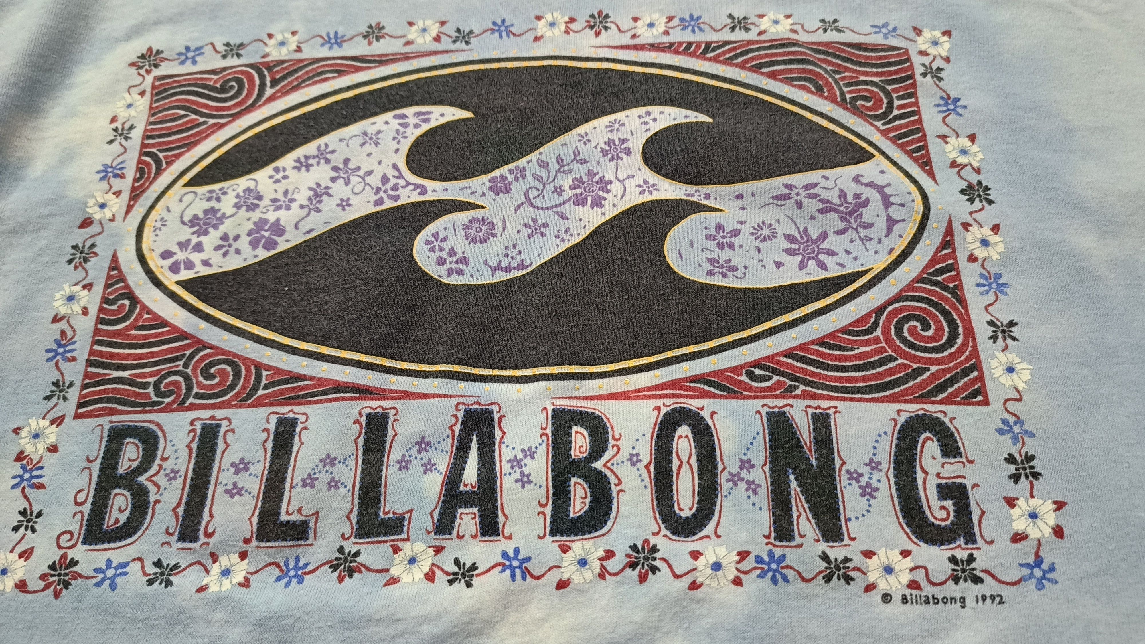 Billabong 🔥🔥 Vintage 90s Billabong Tie Dye Tee Size US L / EU 52-54 / 3 - 4 Thumbnail