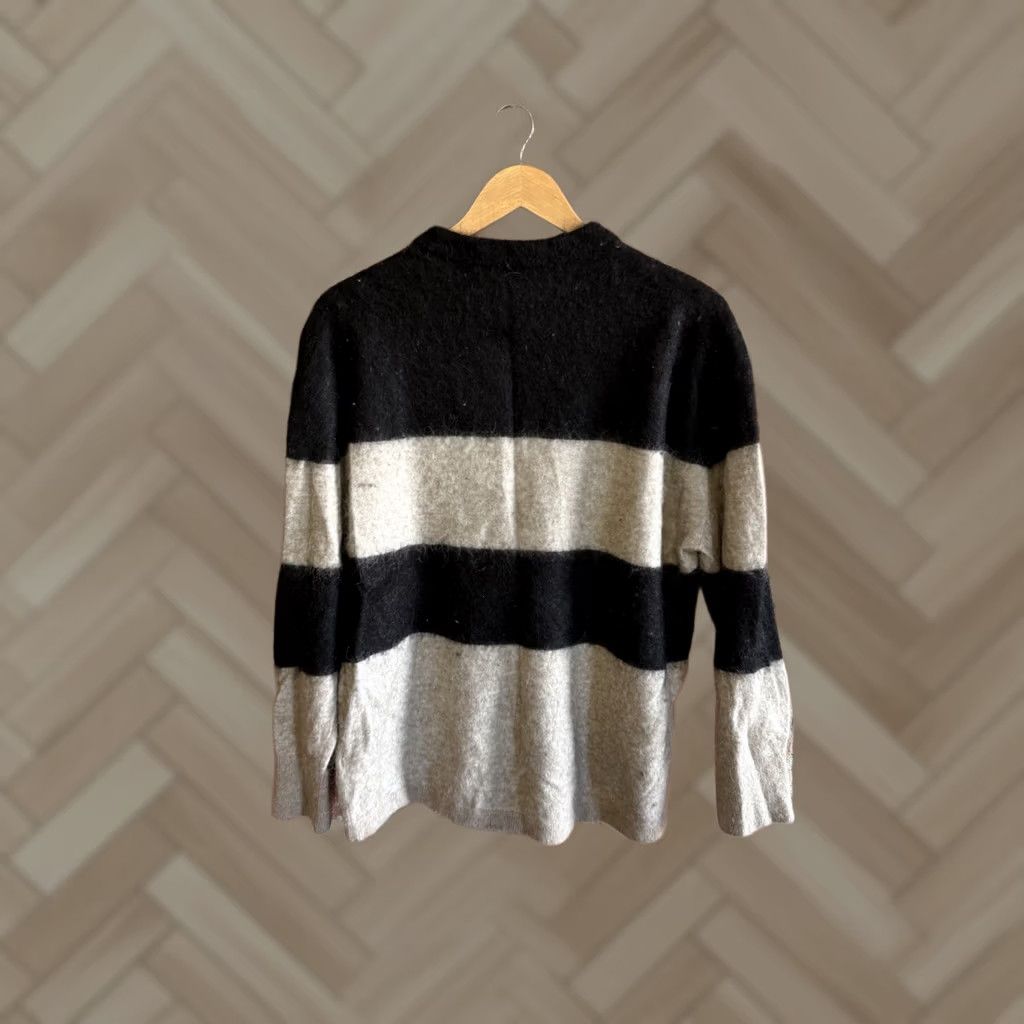 & Other Stories & Other Stories Stockh​olm Atelier & Other Stories Womens Black Striped Long Sleeve Sweatshirt M Size M / US 6-8 / IT 42-44 - 1 Thumbnail