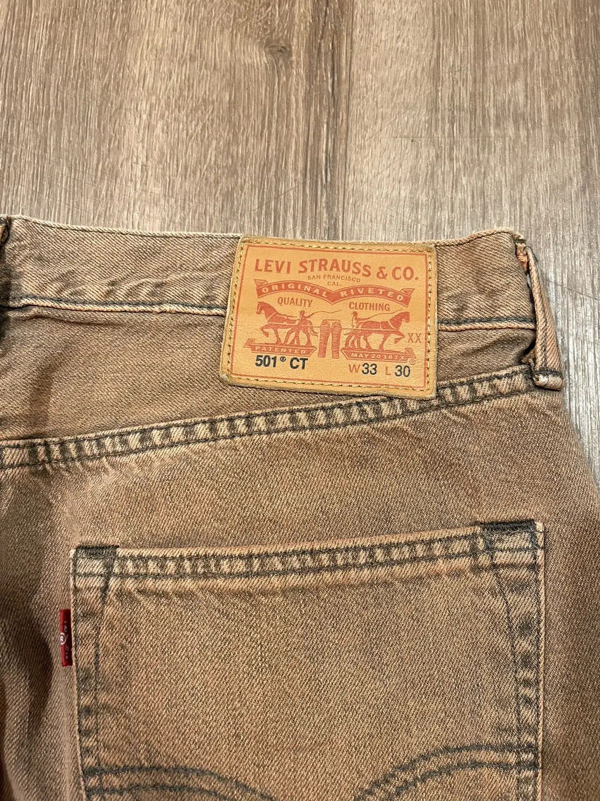 Levi's Orange Wash Levi’s 501 Size US 33 - 2 Thumbnail