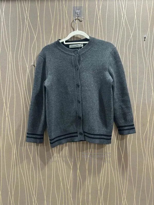 Dior Dior Women's Charcoal Cashmere Cardigan . Size S / US 4 / IT 40 - 1 Thumbnail