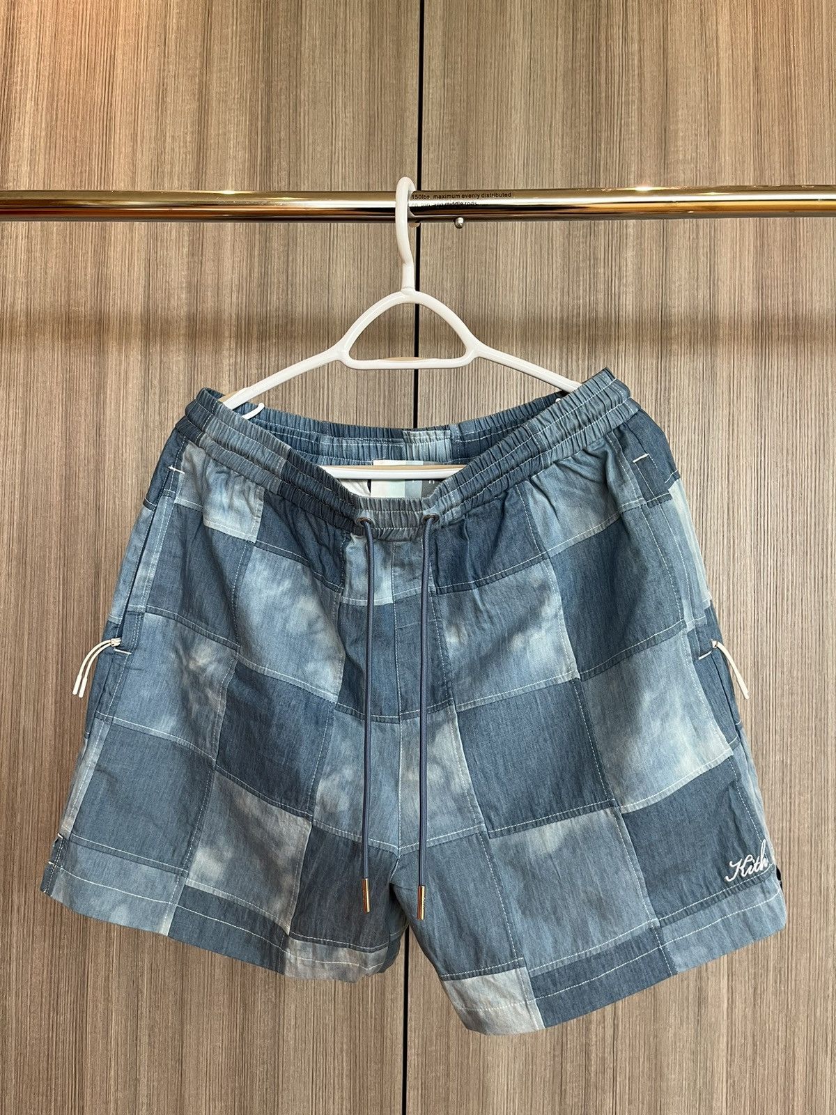 Kith Kith Japanese Patchwork Indigo Active Shorts Size US 34 / EU 50 - 1 Thumbnail