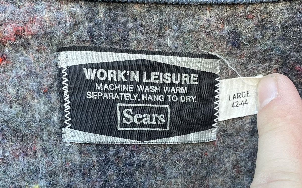 Sears VTG Sears Jacket Large T Blue Work N Leisure Blanket Lined Size US L / EU 52-54 / 3 - 2 Thumbnail