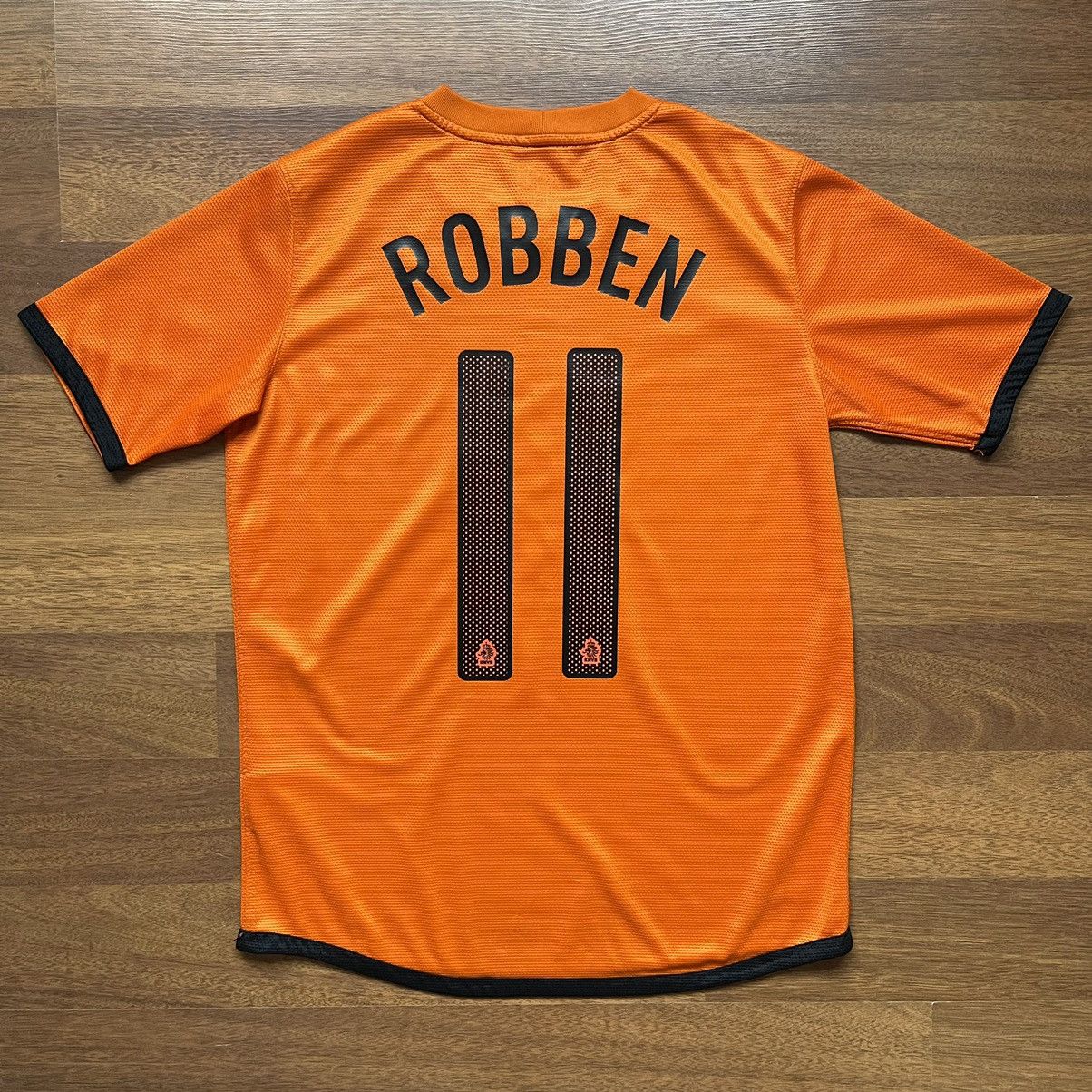 Nike × Vintage SIZE “Y XL” NETHERLANDS NIKE 2012 SOCCER JERSEY #11 ROBBEN Size US XXS / EU 40 - 1 Thumbnail