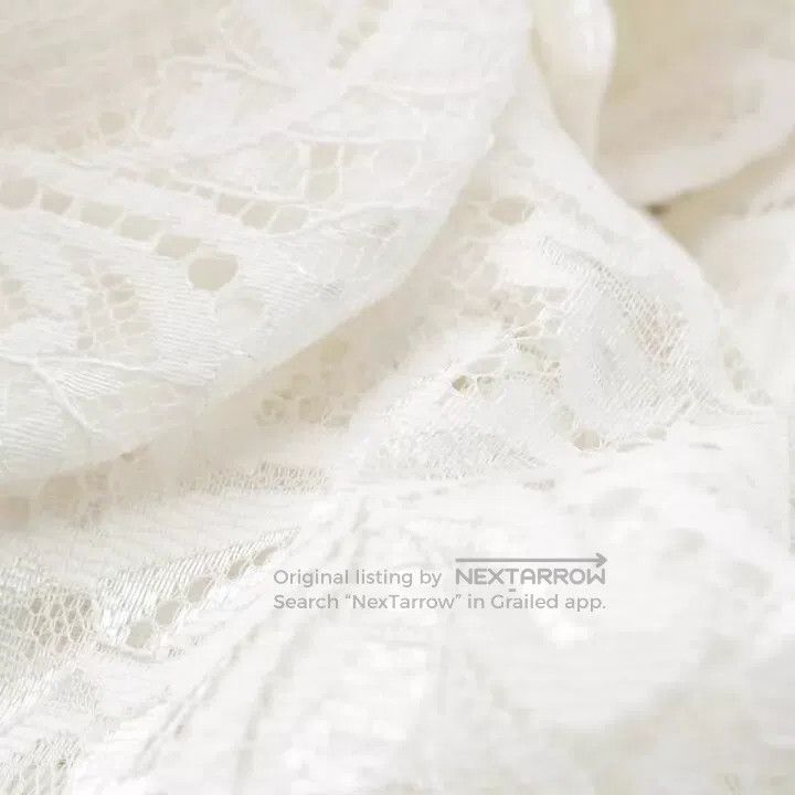 Comme des Garcons Comme des Garcons Vintage white lace long-sleeved shirt Size XS / US 0-2 / IT 36-38 - 7 Thumbnail