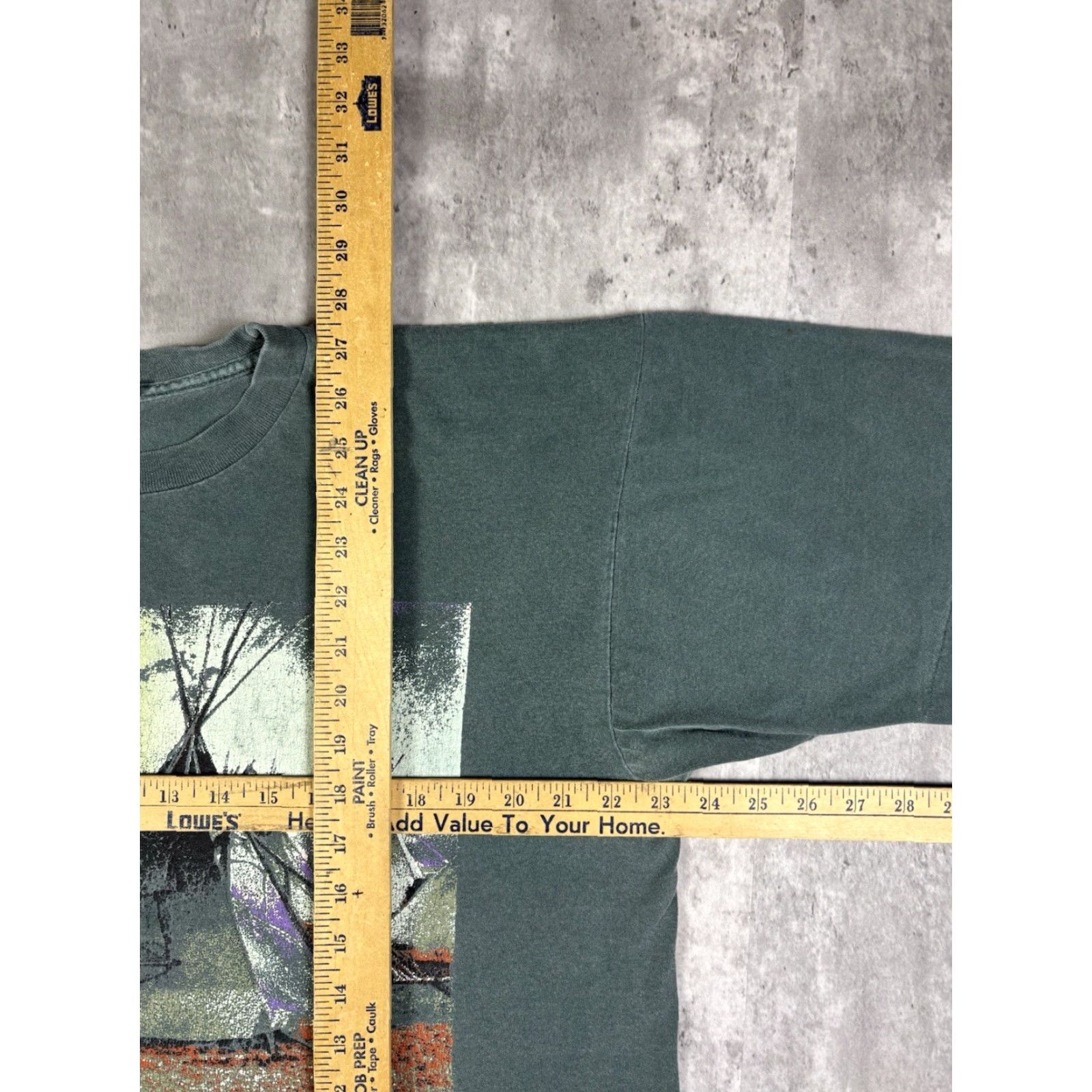 Native VINTAGE Native Tribal Graphic T-Shirt L Men Green Cotton Crew Neck Short Sleeve USA 90s Tribal Graphic Print Preshrunk Easy Care Size US L / EU 52-54 / 3 - 5 Thumbnail
