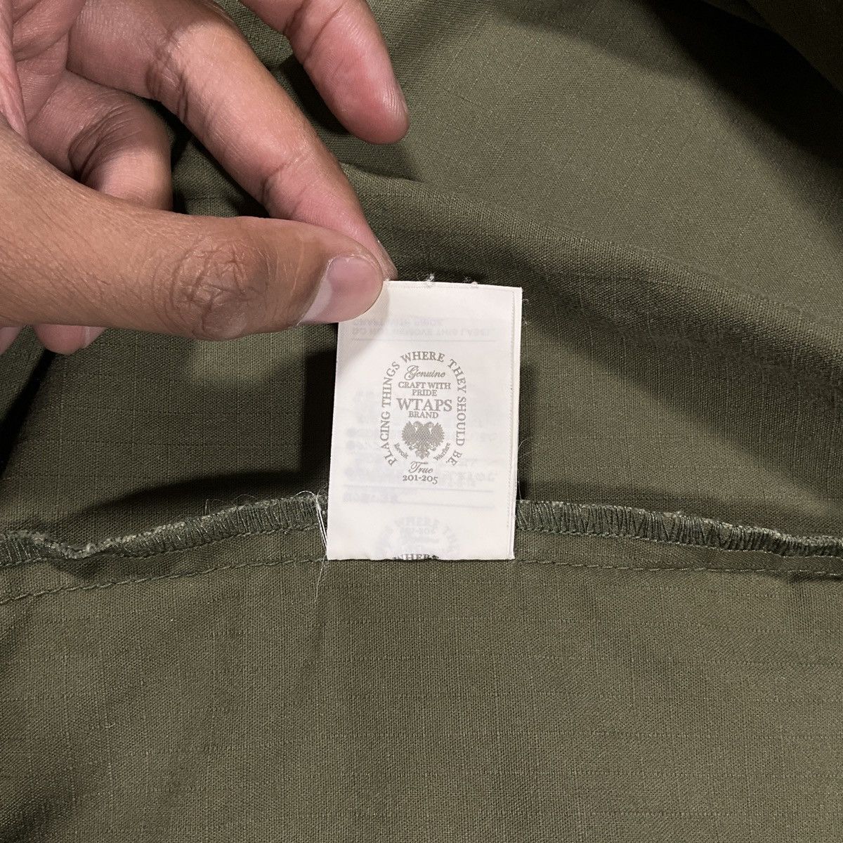 Wtaps WTAPS JUNGLE LS SHIRT. COTTON. RIPSTOP Size US L / EU 52-54 / 3 - 8 Thumbnail