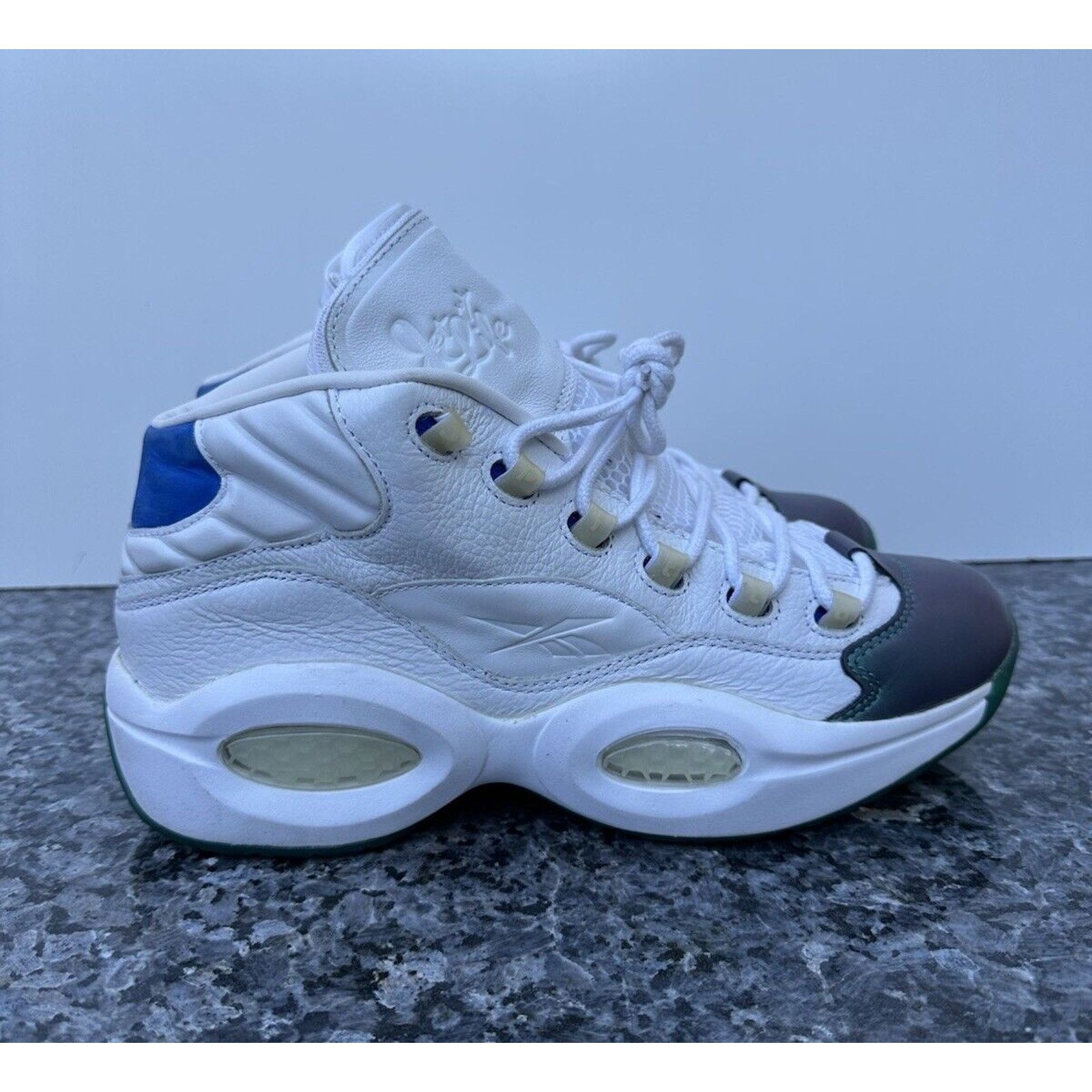 Reebok Question Mid Jet Life Curren$y Iverson Iridescent Toe