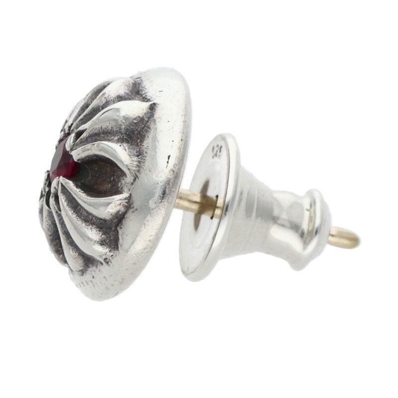 Chrome Hearts Chrome Hearts Ruby Cross Ball Stud Earring Size ONE SIZE - 4 Thumbnail