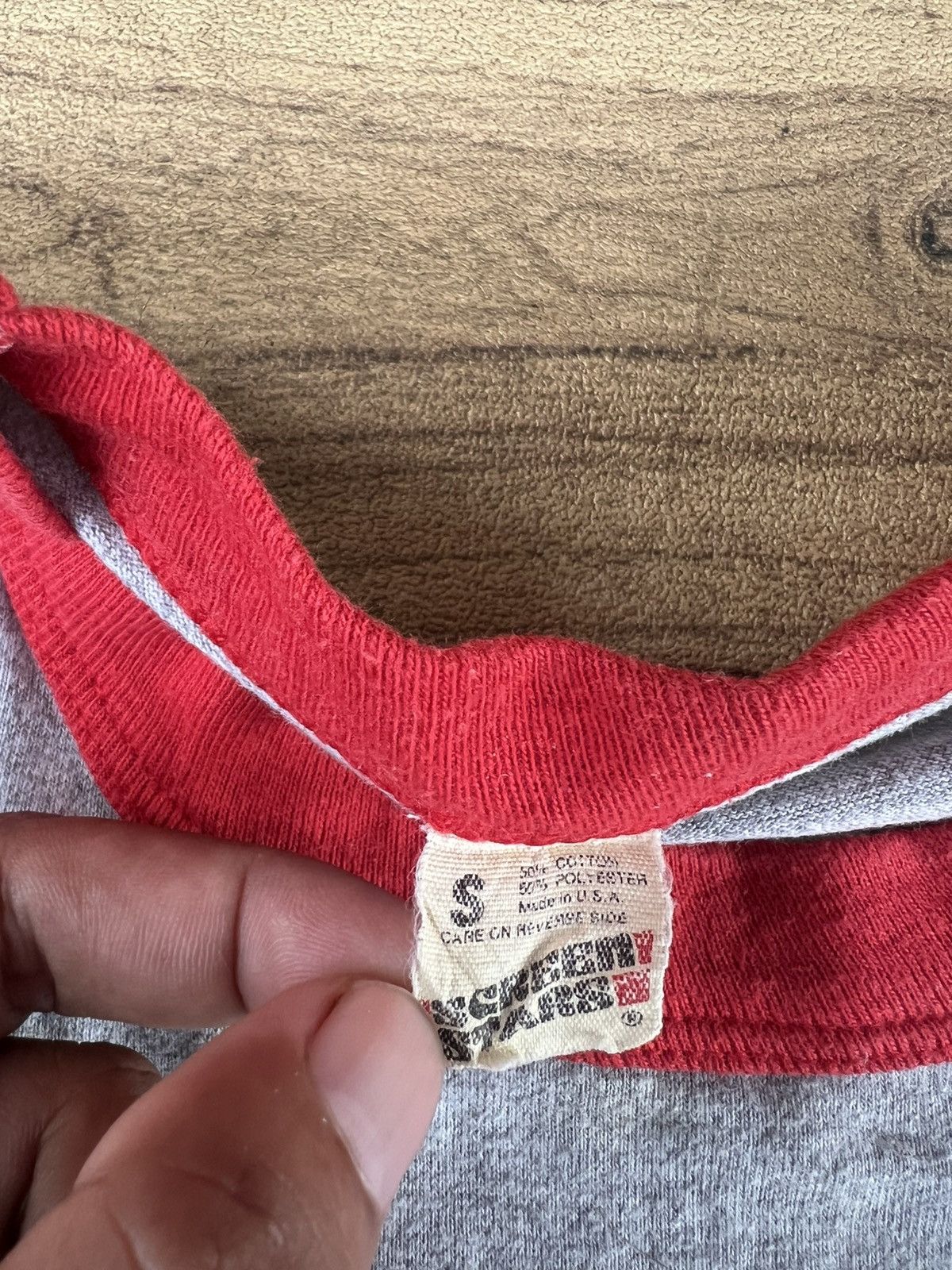 Vintage Vintage budweiser soccer classic ringertee fifty fifty blend Size US S / EU 44-46 / 1 - 6 Thumbnail