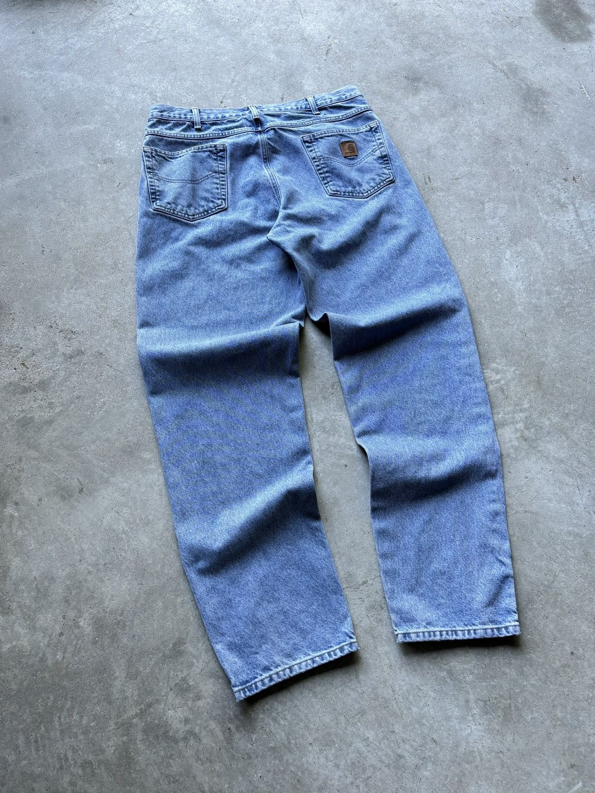 Other vintage Y2K CARHARTT Baggy Denim Classic Relaxed Fit jeans Size US 36 / EU 52 - 2 Thumbnail