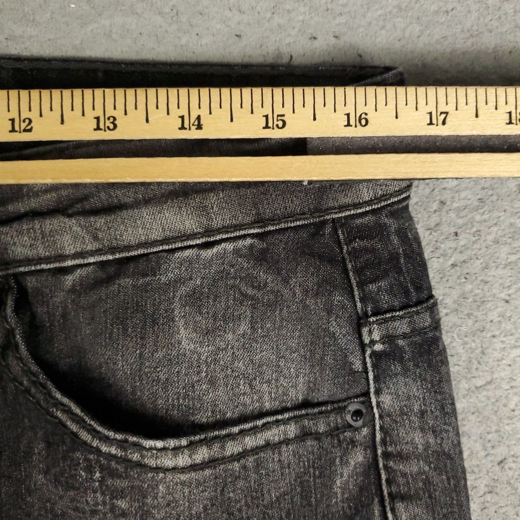 Southpole SOUTHPOLAR Jeans Mens 34x30 Gray Skinny Denim Pants Slim Fit Size US 34 / EU 50 - 4 Thumbnail