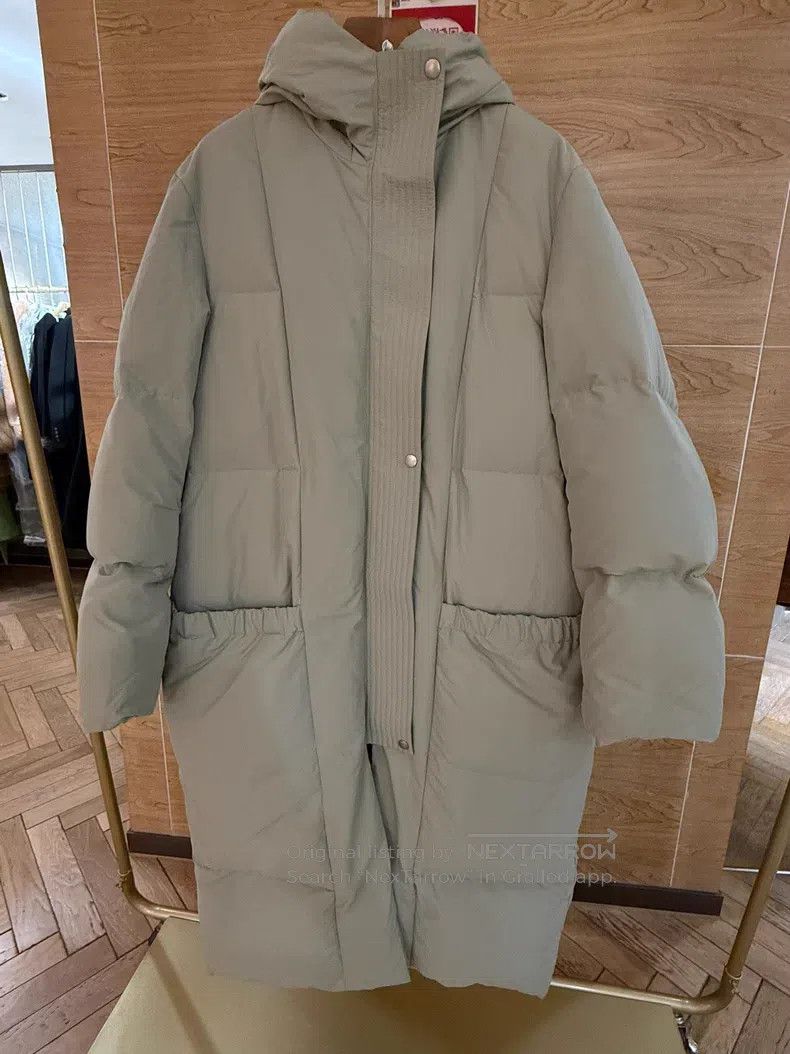 Jil Sander Jil Sander Women's long hooded down jacket Size S / US 4 / IT 40 - 1 Thumbnail