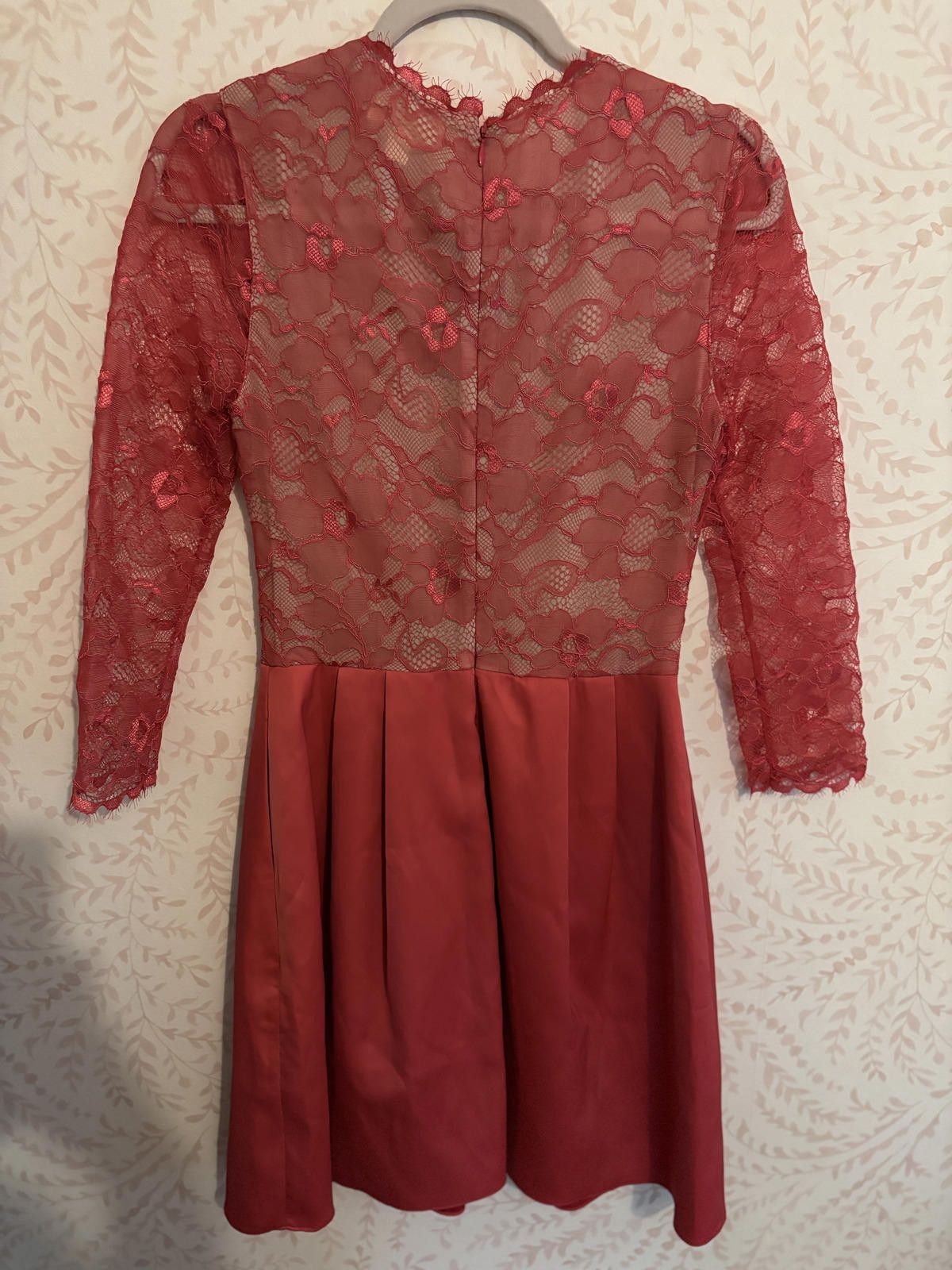 Designer NWT Erin Fetherston Rosebud Fit/Flare Lace Long Sleeve Dress Size S / US 4 / IT 40 - 7 Thumbnail