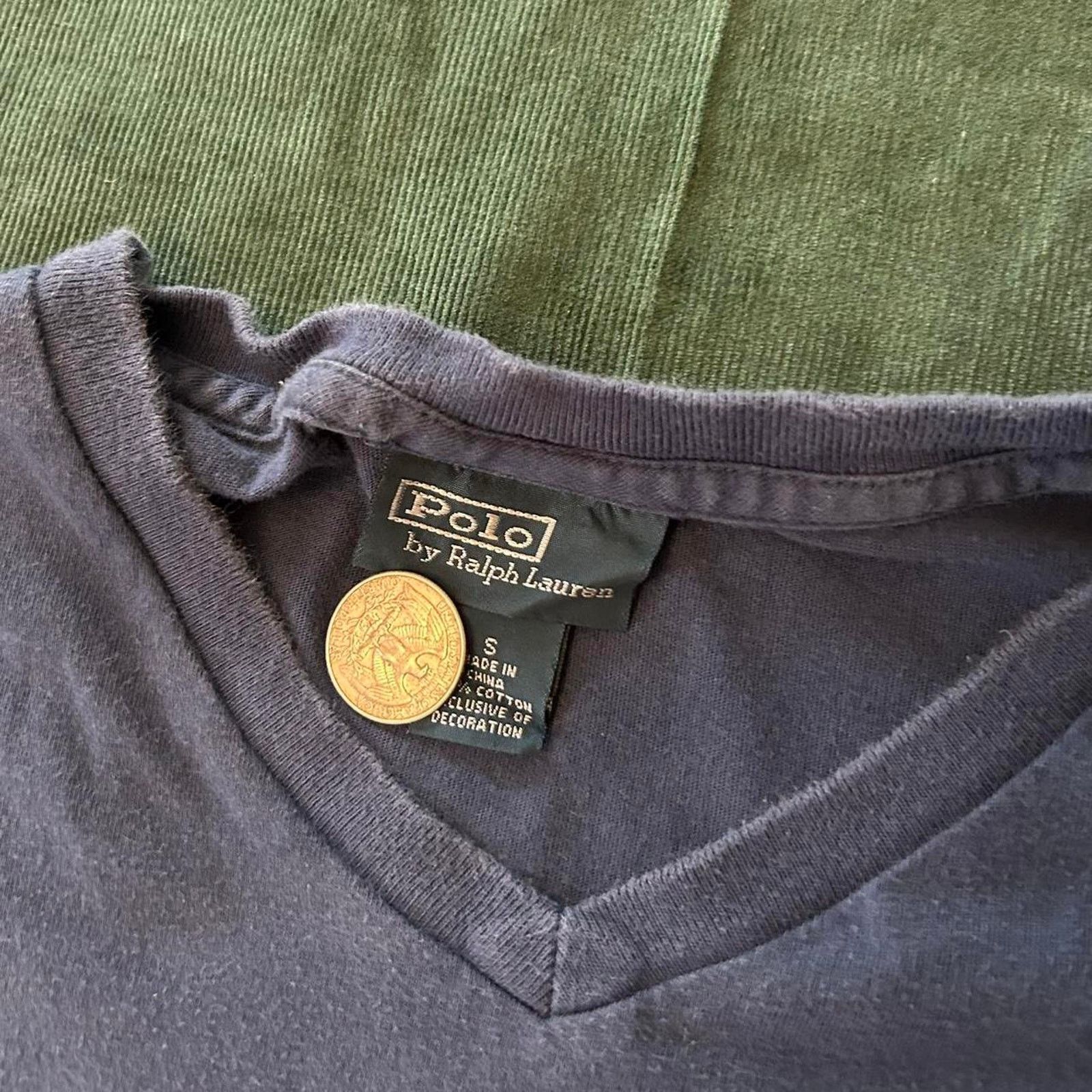 Polo Ralph Lauren Vintage ralph lauren v neck tee Size US S / EU 44-46 / 1 - 3 Thumbnail
